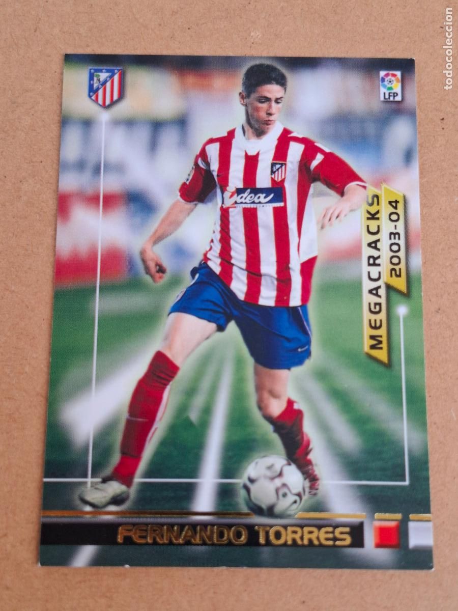 Football Stickers: MEGAFICHAS 2003 2004 03 04 - PANINI - 383 FERNANDO TORRES - AT. MADRID (CM)