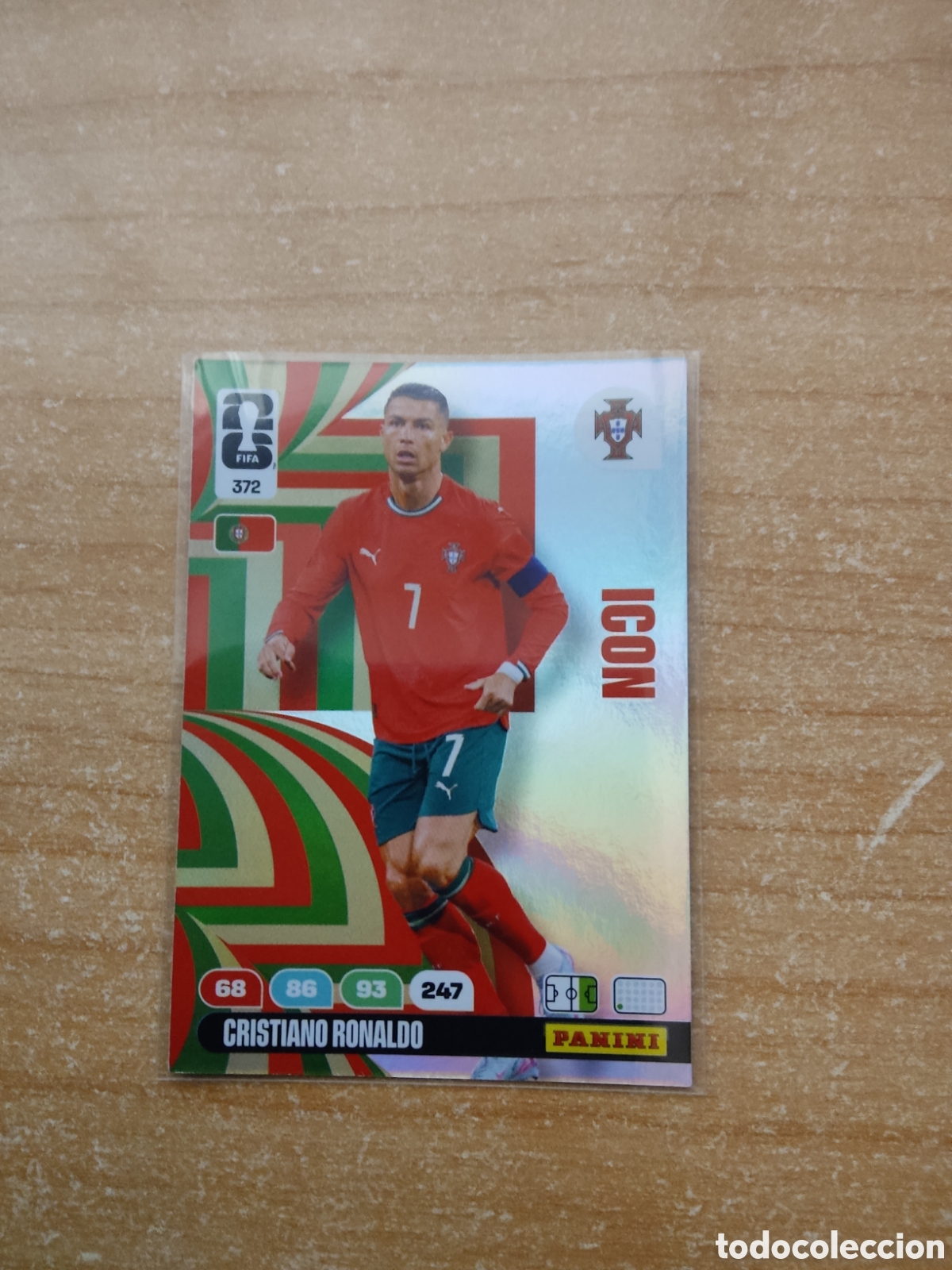 Football Stickers: 372 CRISTIANO RONALDO ICON PORTUGAL ADRENALYN XL MUNDIAL 2026