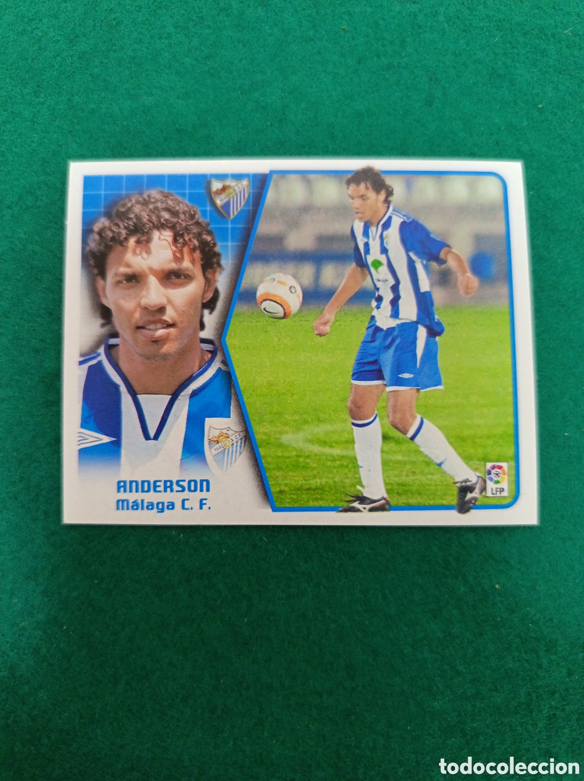 Football Stickers: Cromo Anderson, liga 2005 2006. Coloca nunca pegado. M&aacute;laga