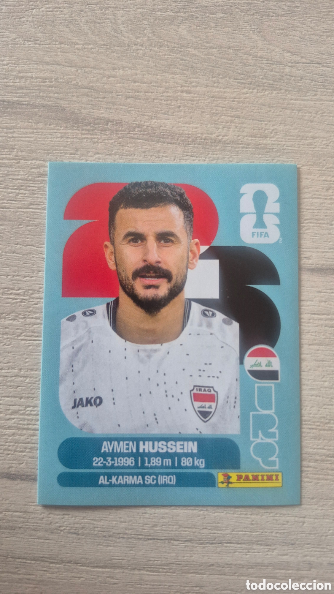 Football Stickers: IRQ19 Hussein FIFA World Cup 2026