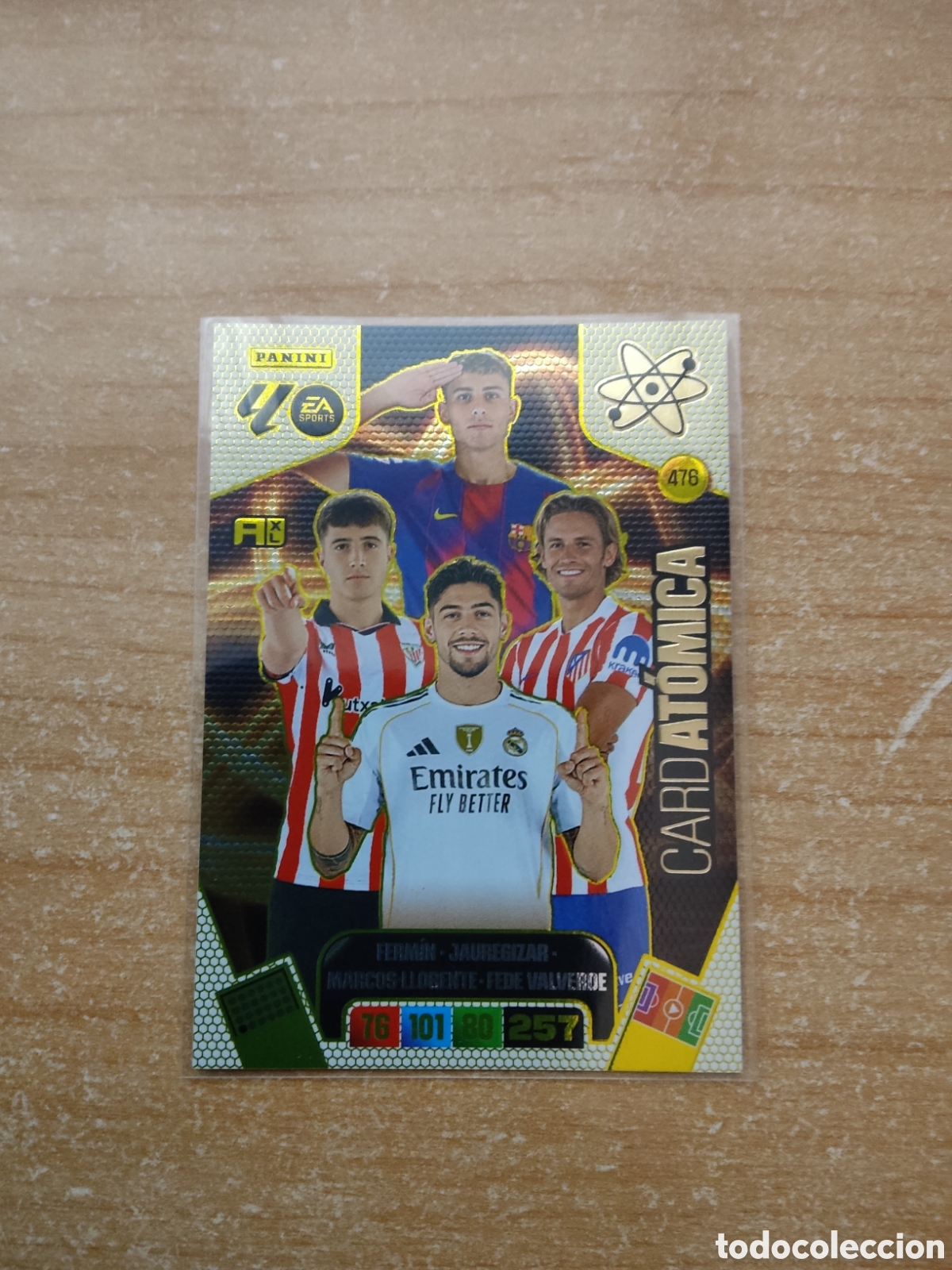 Football Stickers: 476 CARD ATOMICA ADRENALYN XL LIGA 2025 2026