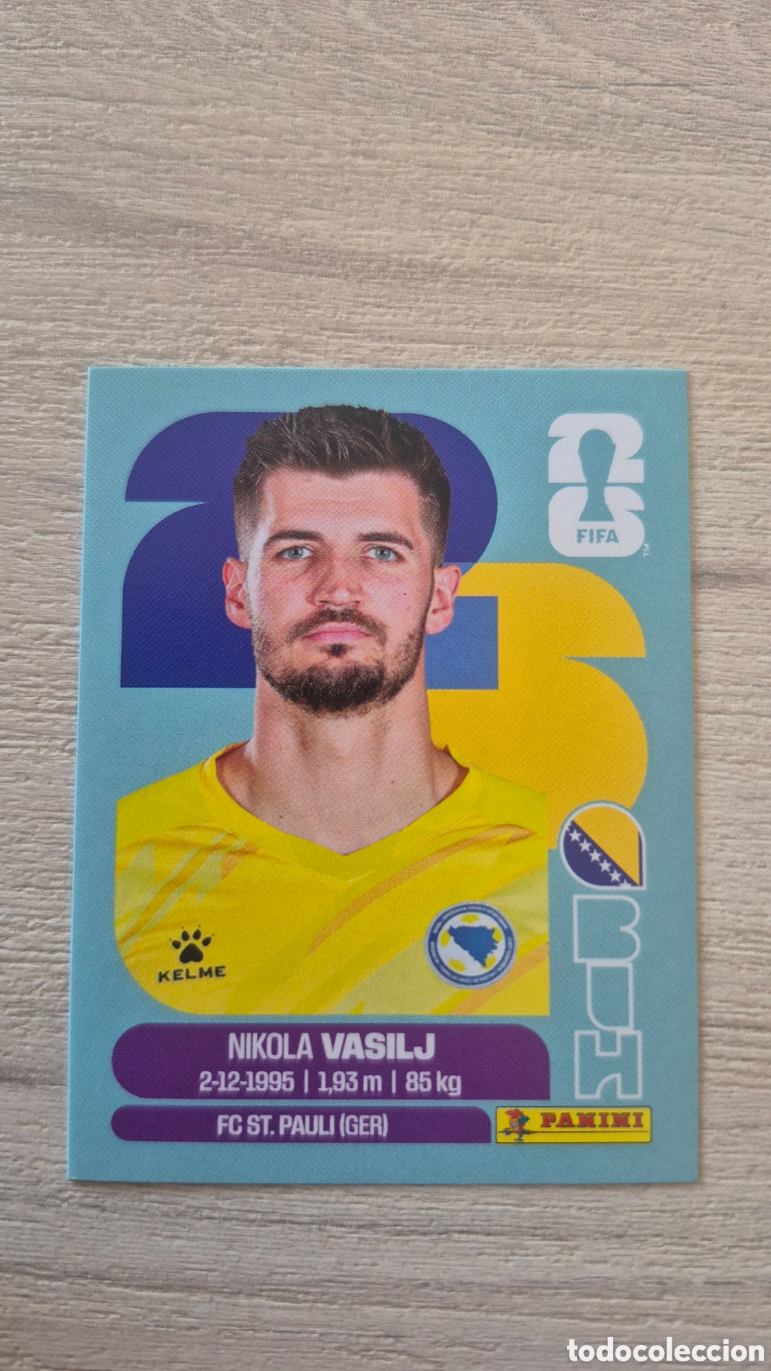Cromos de f&uacute;tbol: BIH2 Vasilj FIFA World Cup 2026