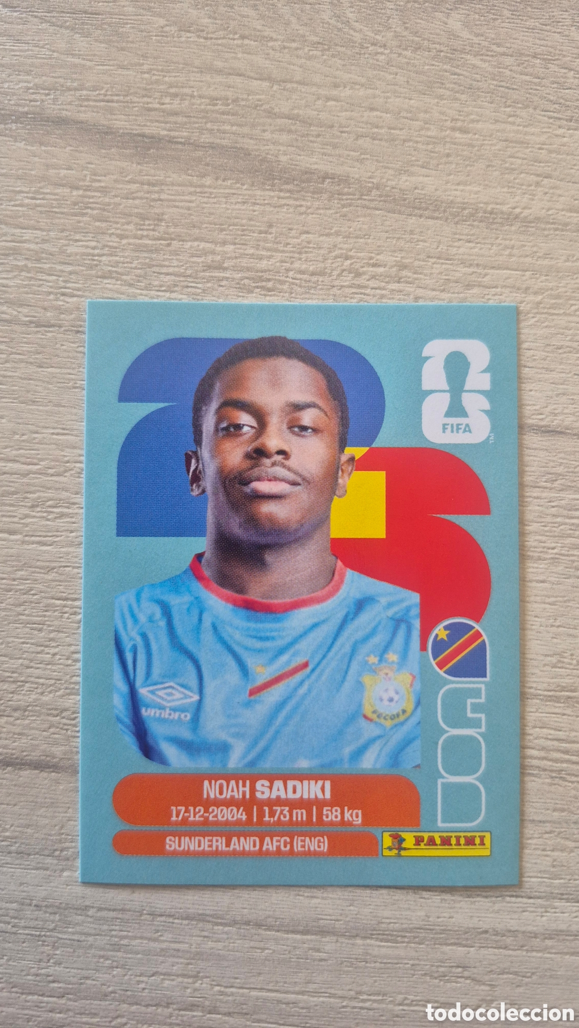 Cromos de f&uacute;tbol: COD12 Sadiki FIFA World Cup 2026