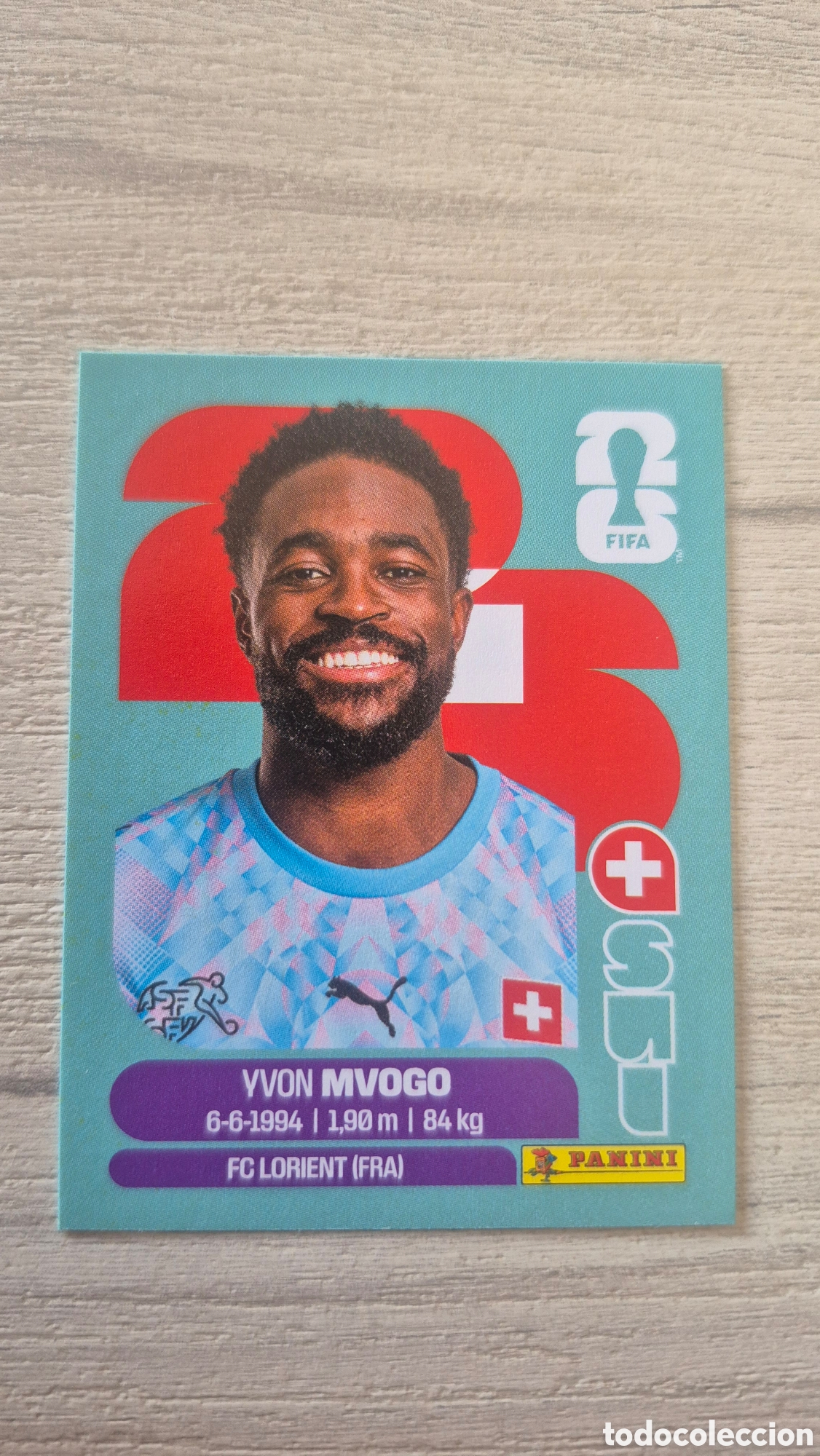 Cromos de f&uacute;tbol: SUI3 Mvogo FIFA World Cup 2026