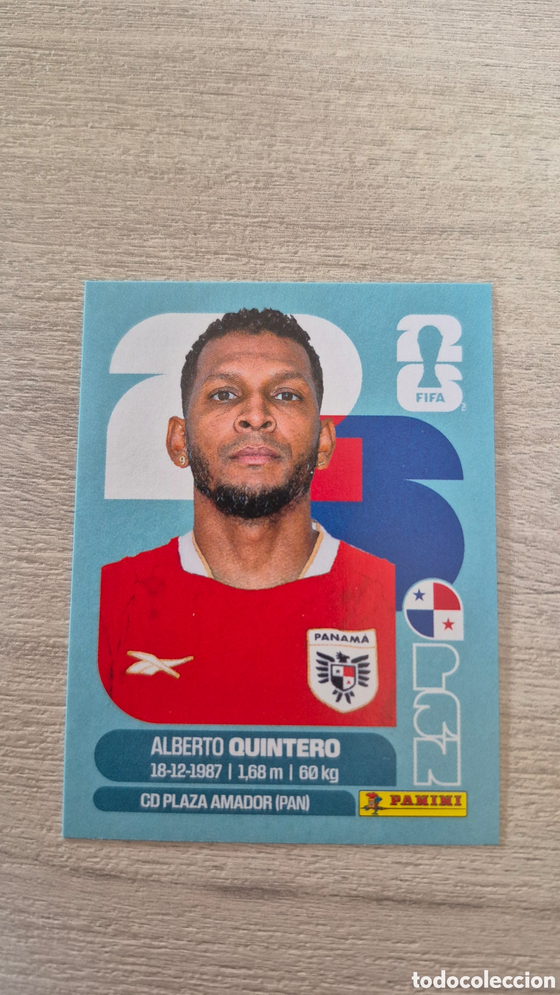 Cromos de f&uacute;tbol: PAN20 Quintero FIFA World Cup 2026
