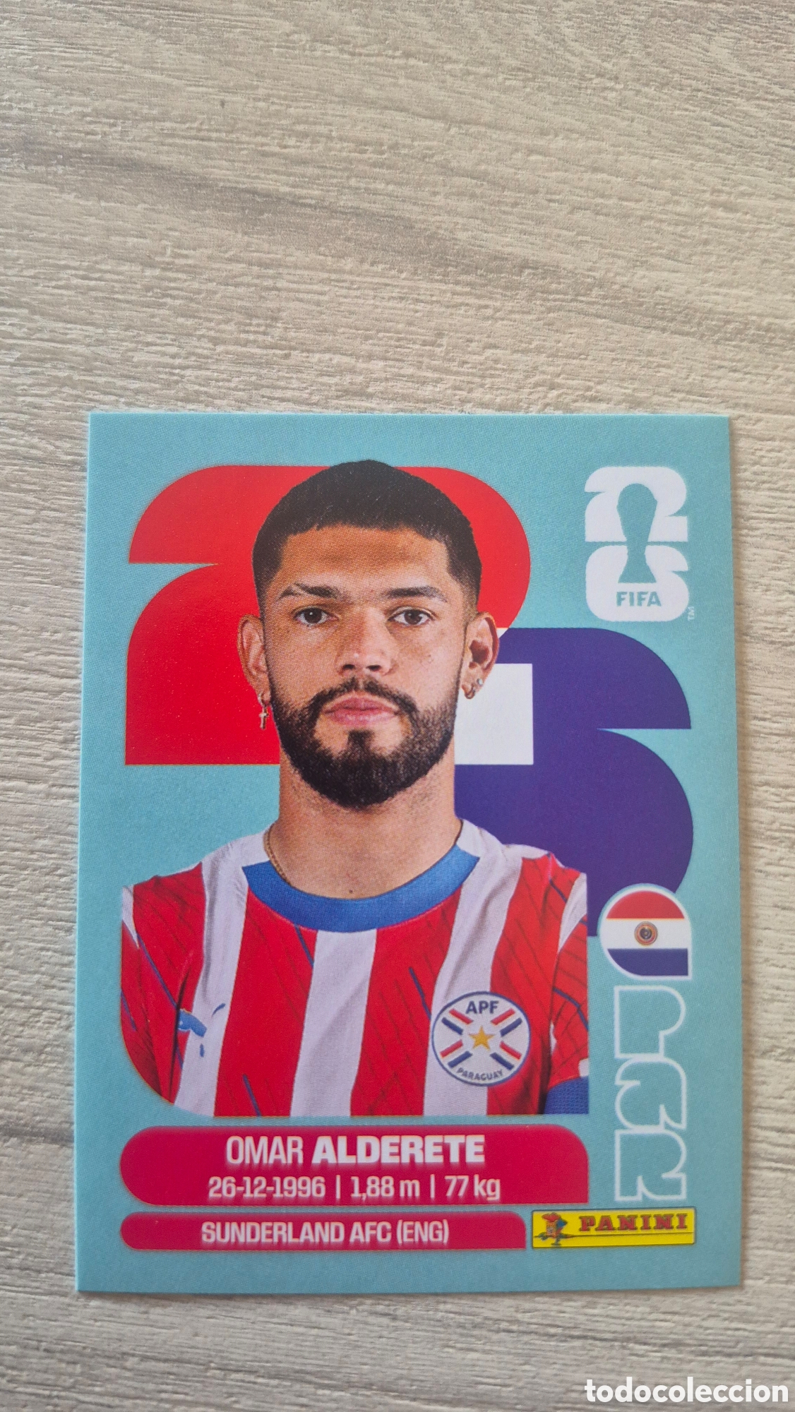 Cromos de f&uacute;tbol: PAR7 Alderete FIFA World Cup 2026