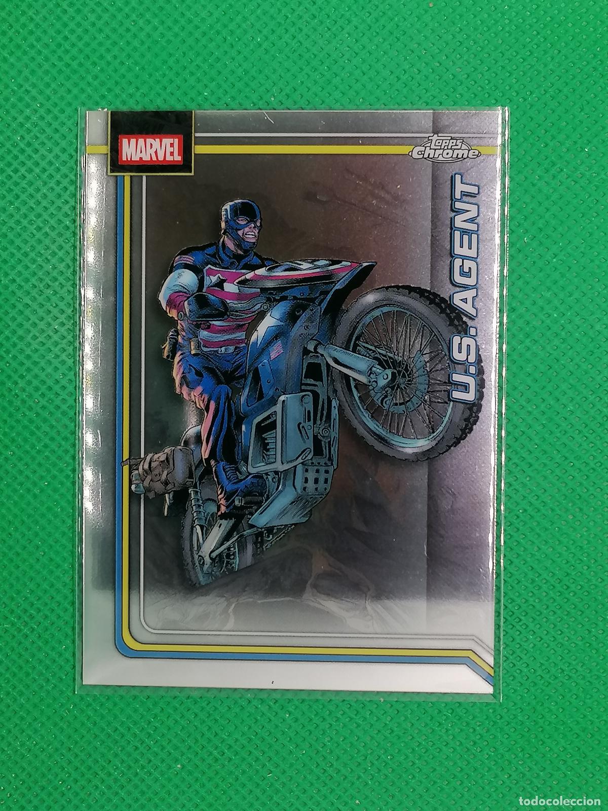 Cromos de f&uacute;tbol: 182 U.S. AGENT BASE CARD ⚽ TOPPS CHROME MARVEL 2026 ⚽