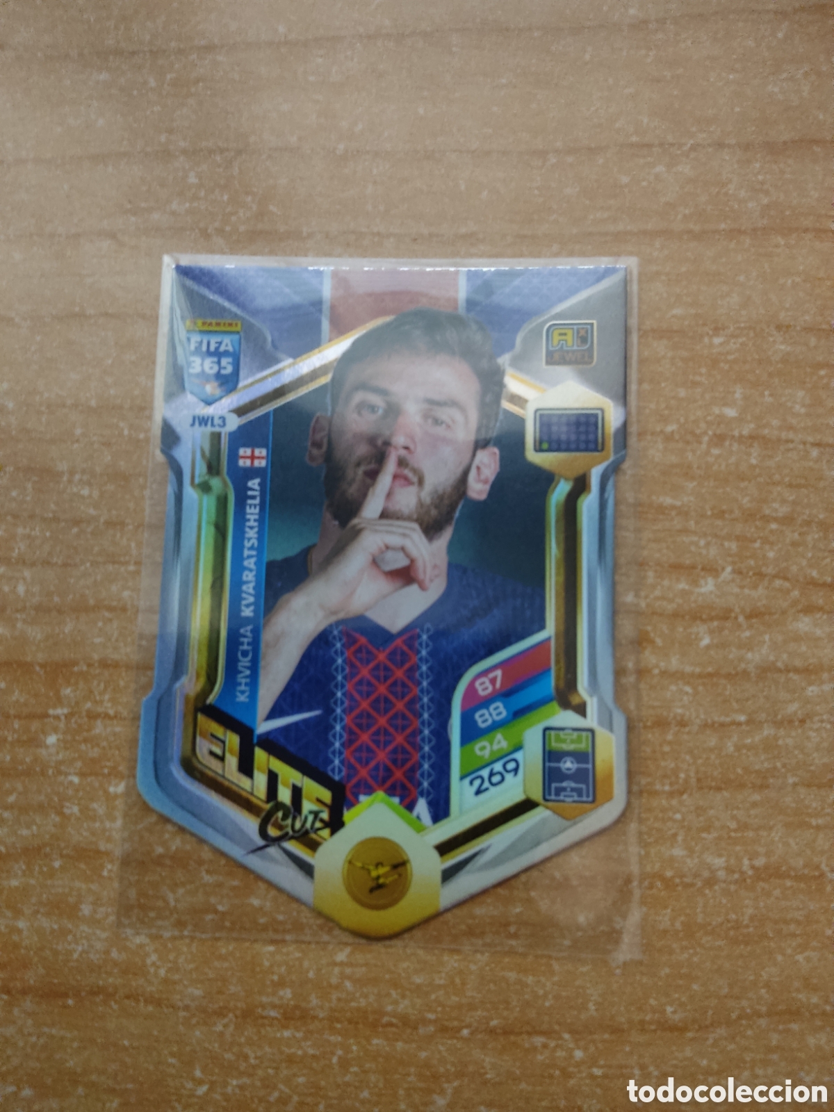 Cromos de f&uacute;tbol: JWL3 KVARATSKHELIA PSG ELITE CLUB FIFA 365 ADRENALYN 2026