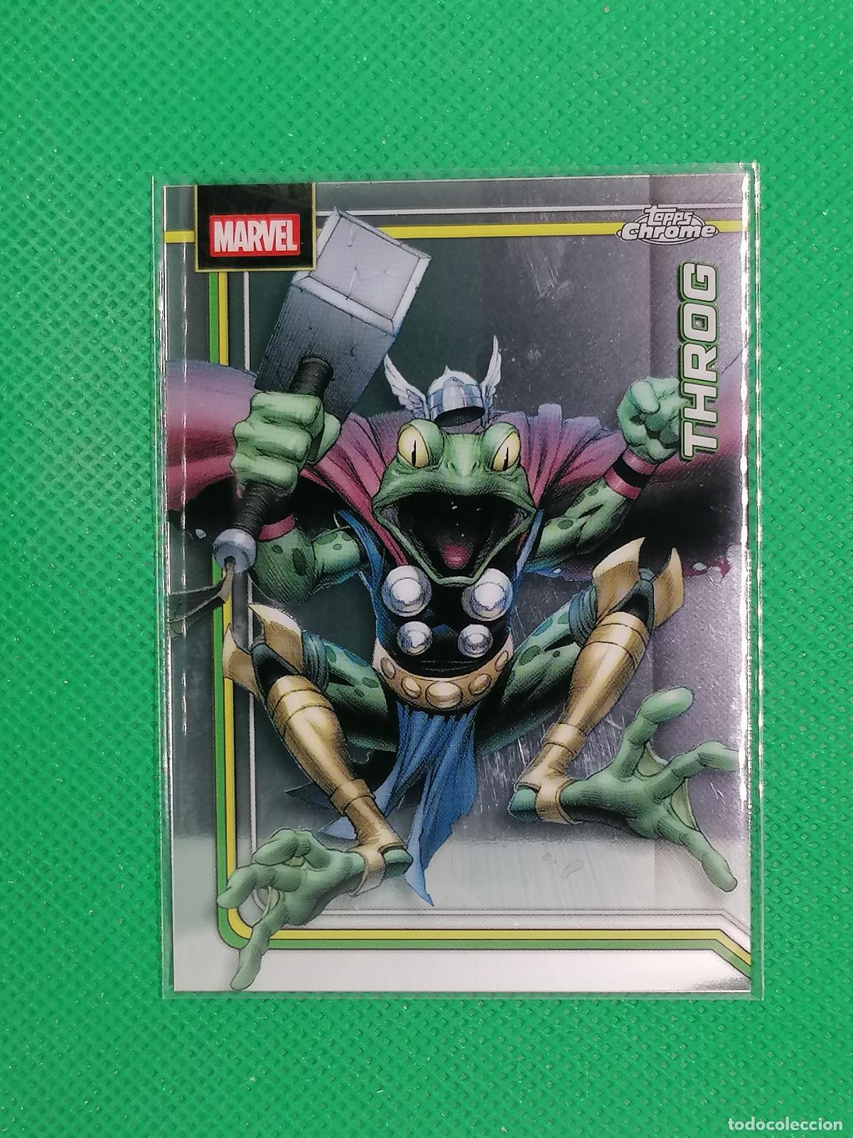 Cromos de f&uacute;tbol: 178 THROG BASE CARD ⚽ TOPPS CHROME MARVEL 2026 ⚽