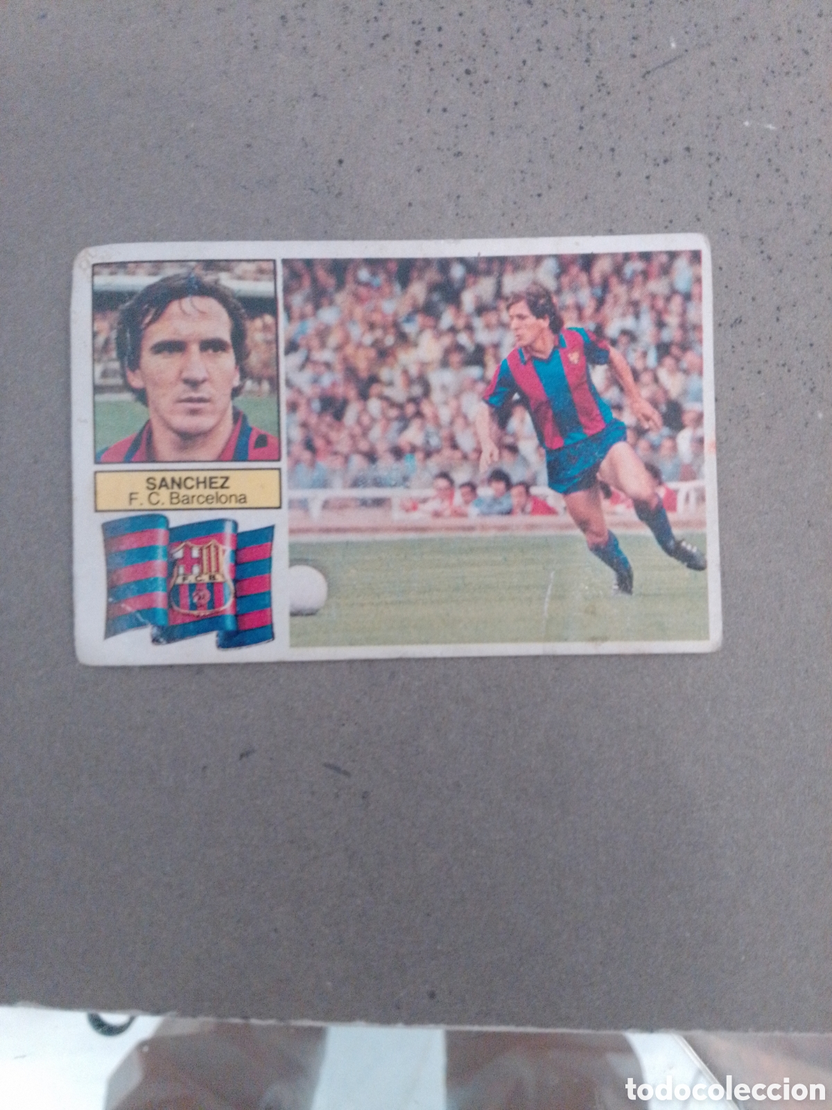 Cromos de f&uacute;tbol: SANCHEZ BARCELONA 1982-83 ESTE DESPEGADO