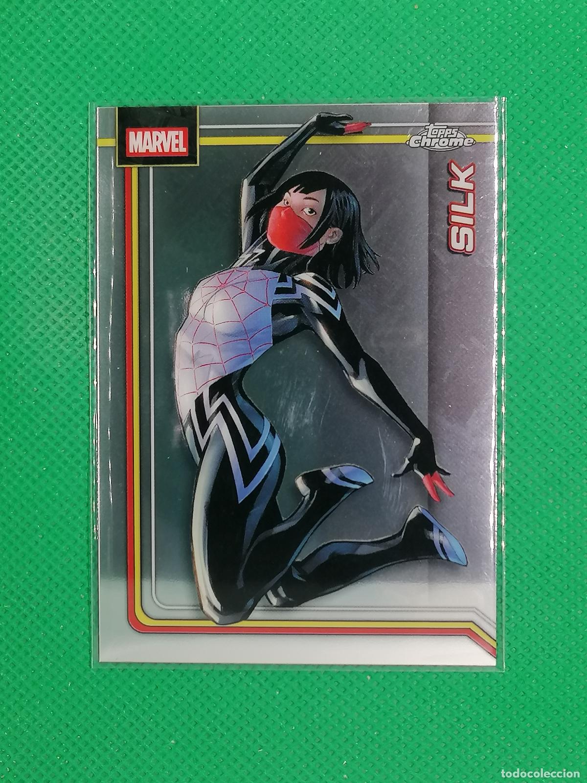 Cromos de f&uacute;tbol: 156 SILK BASE CARD ⚽ TOPPS CHROME MARVEL 2026 ⚽