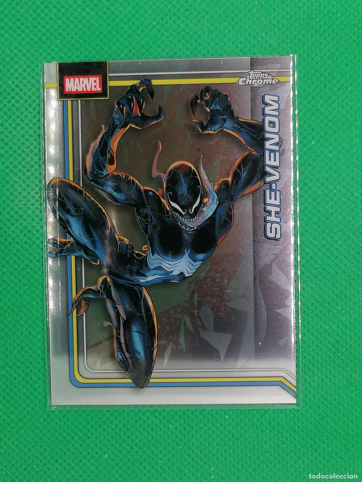 Cromos de f&uacute;tbol: 152 SHE - VENOM BASE CARD ⚽ TOPPS CHROME MARVEL 2026 ⚽