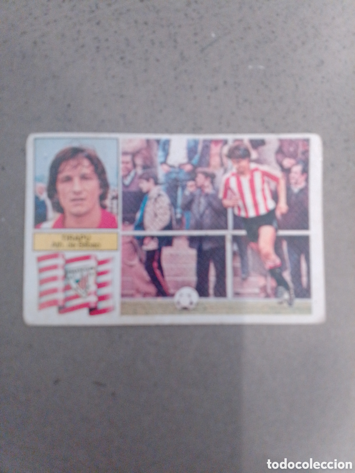 Cromos de f&uacute;tbol: TIRAPU ATHLETIC DE BILBAO 1982-83 ESTE DESPEGADO