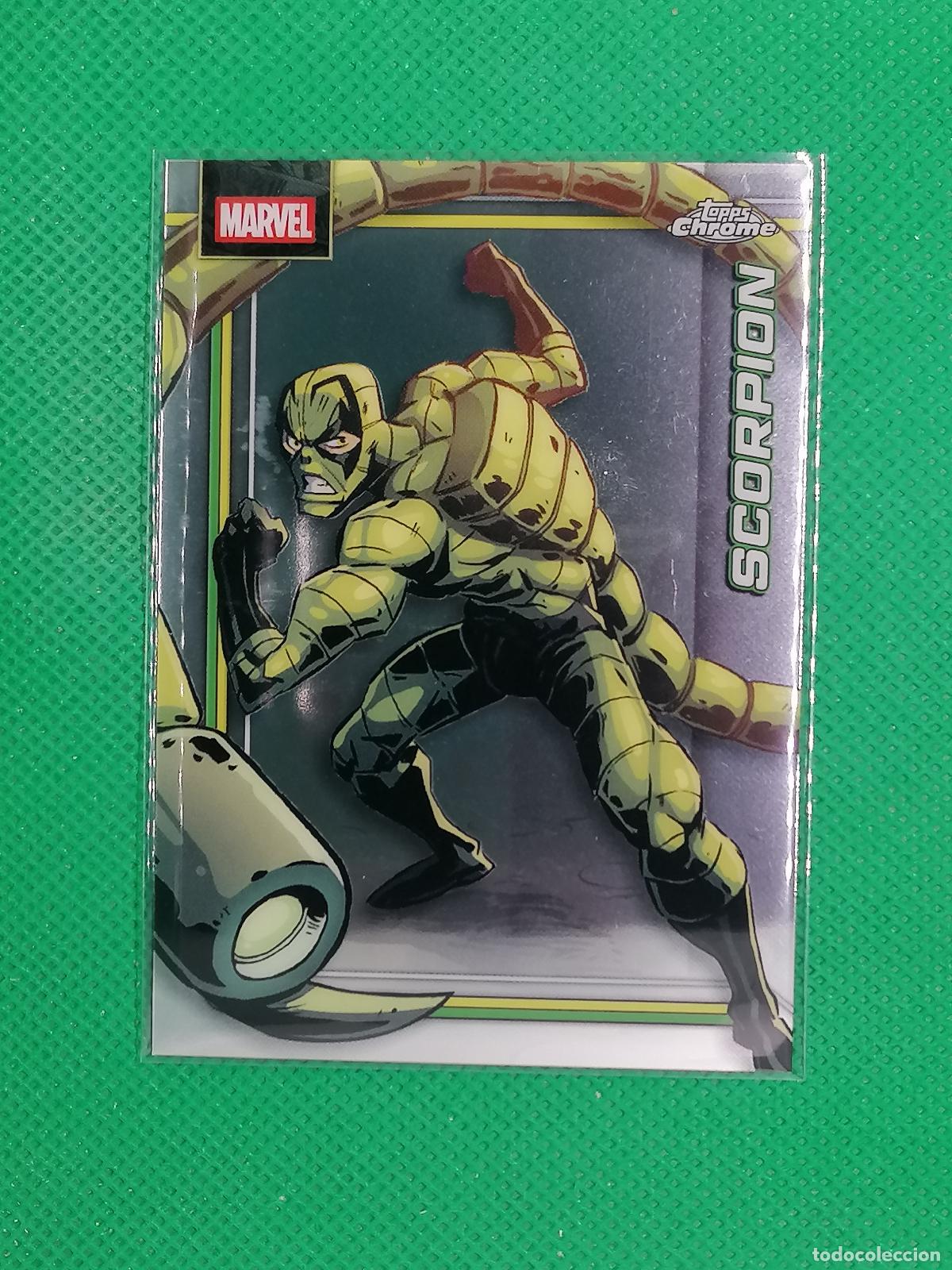 Cromos de f&uacute;tbol: 147 SCORPION BASE CARD ⚽ TOPPS CHROME MARVEL 2026 ⚽