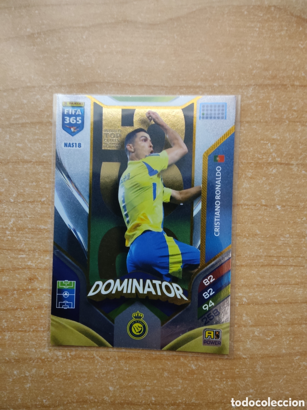 Cromos de f&uacute;tbol: NAS18 CRISTIANO RONALDO DOMINATOR AL NASSR FIFA 365 ADRENALYN 2026
