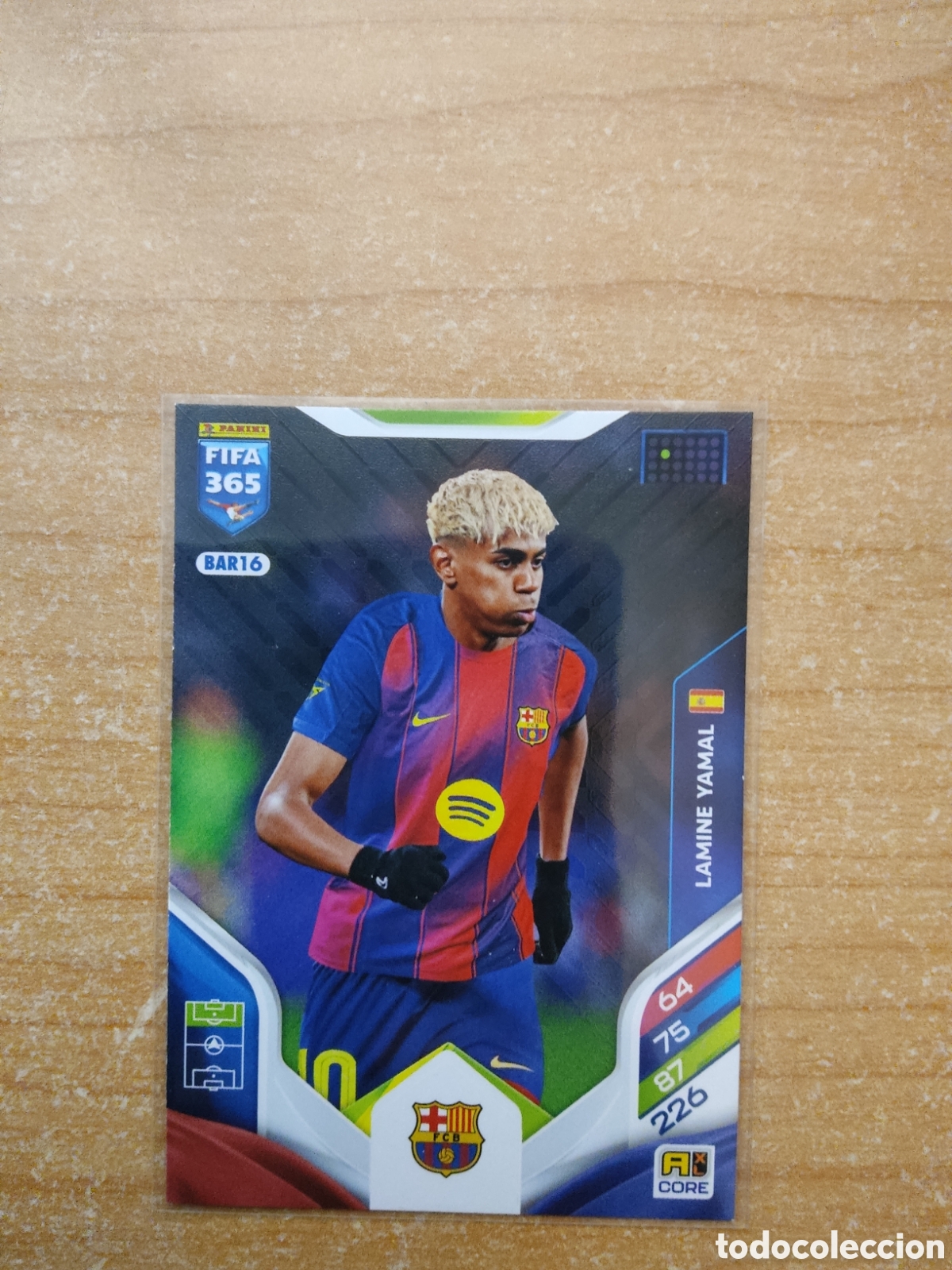 Cromos de f&uacute;tbol: BAR16 LAMINE YAMAL BARCELONA FIFA 365 ADRENALYN 2026