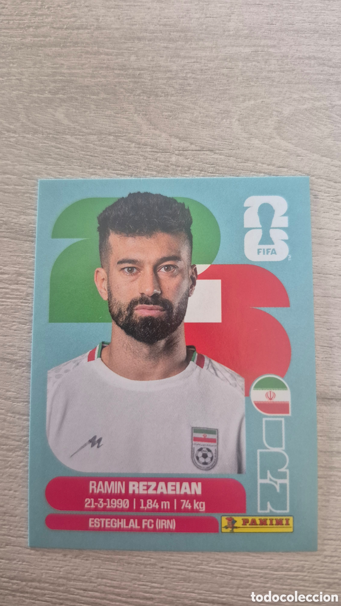 Cromos de f&uacute;tbol: IRN7 Rezaeian FIFA World Cup 2026