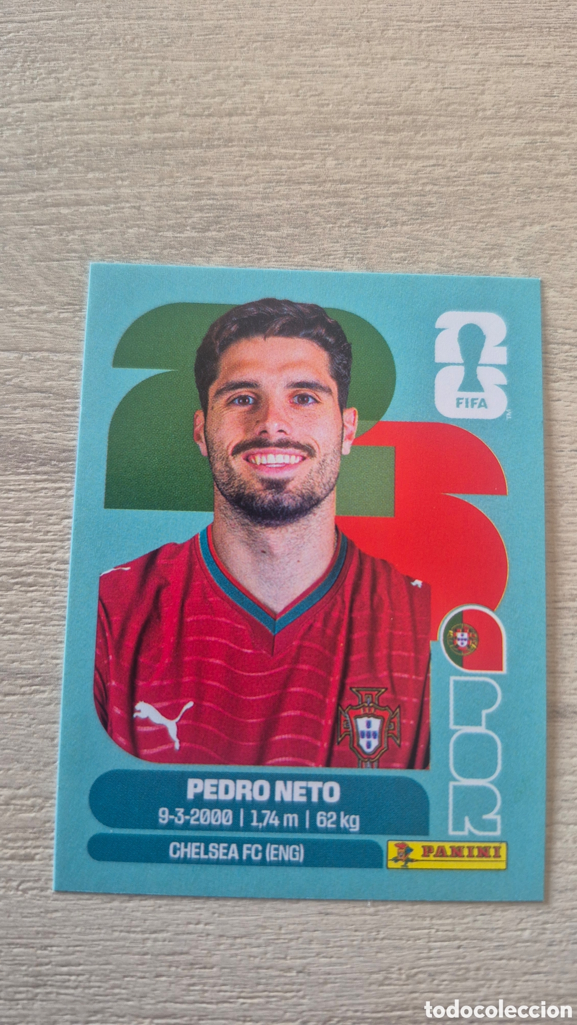 Cromos de f&uacute;tbol: POR19 Pedro Neto FIFA World Cup 2026