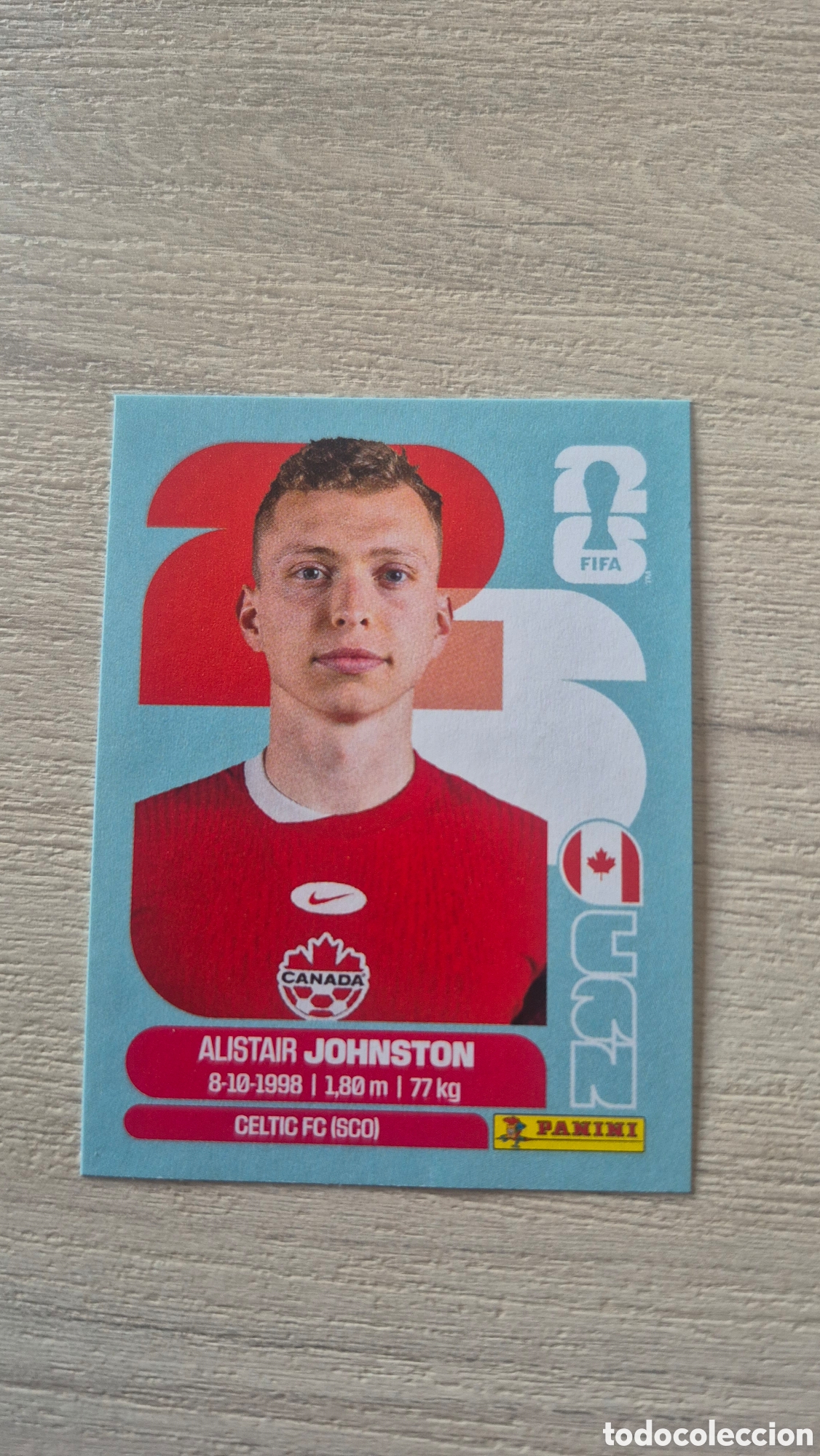 Cromos de f&uacute;tbol: CAN4 Johnston FIFA World Cup 2026