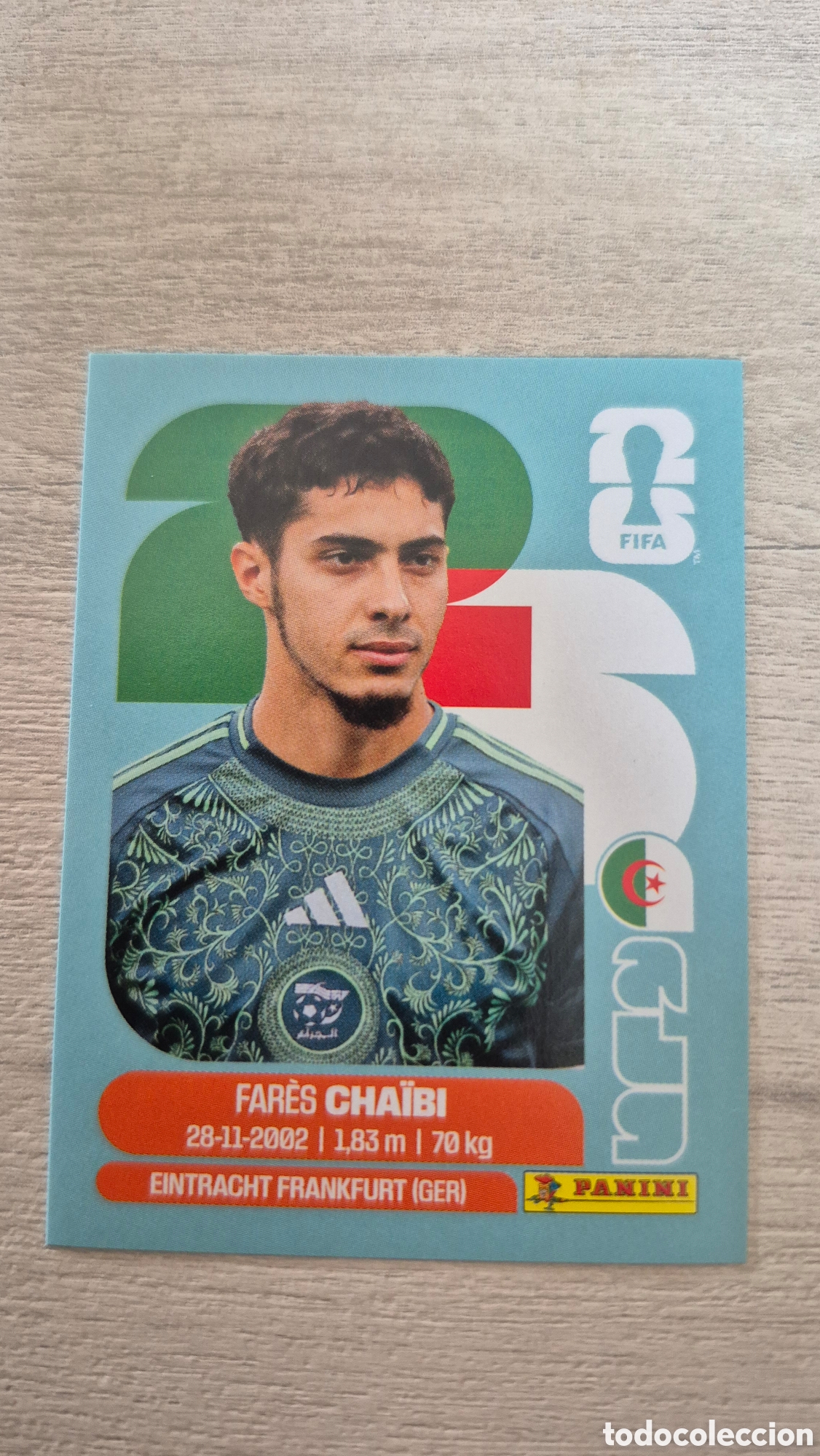 Cromos de f&uacute;tbol: ALG14 Cha&iuml;bi FIFA World Cup 2026