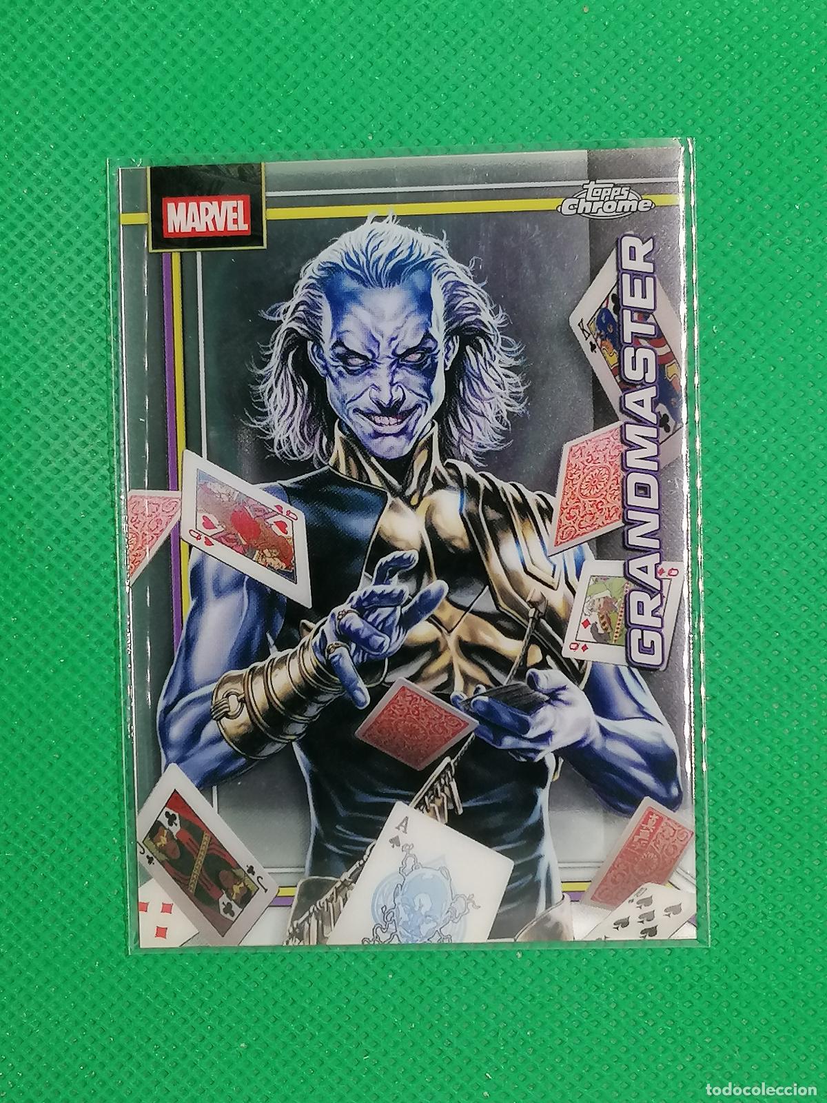 Cromos de f&uacute;tbol: 120 GRANDMASTER BASE CARD ⚽ TOPPS CHROME MARVEL 2026 ⚽
