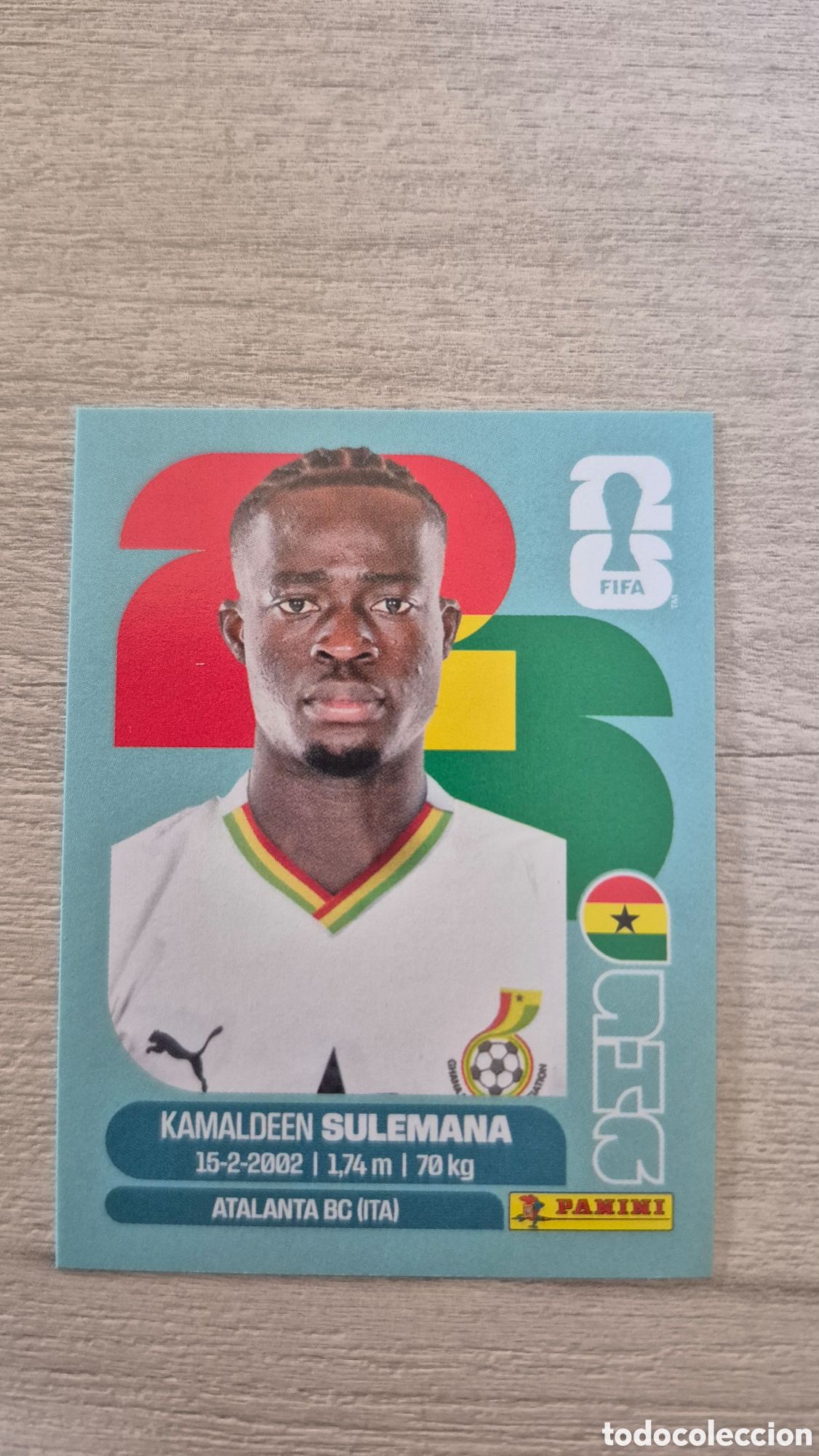 Cromos de f&uacute;tbol: GHA12 Sulemana FIFA World Cup 2026
