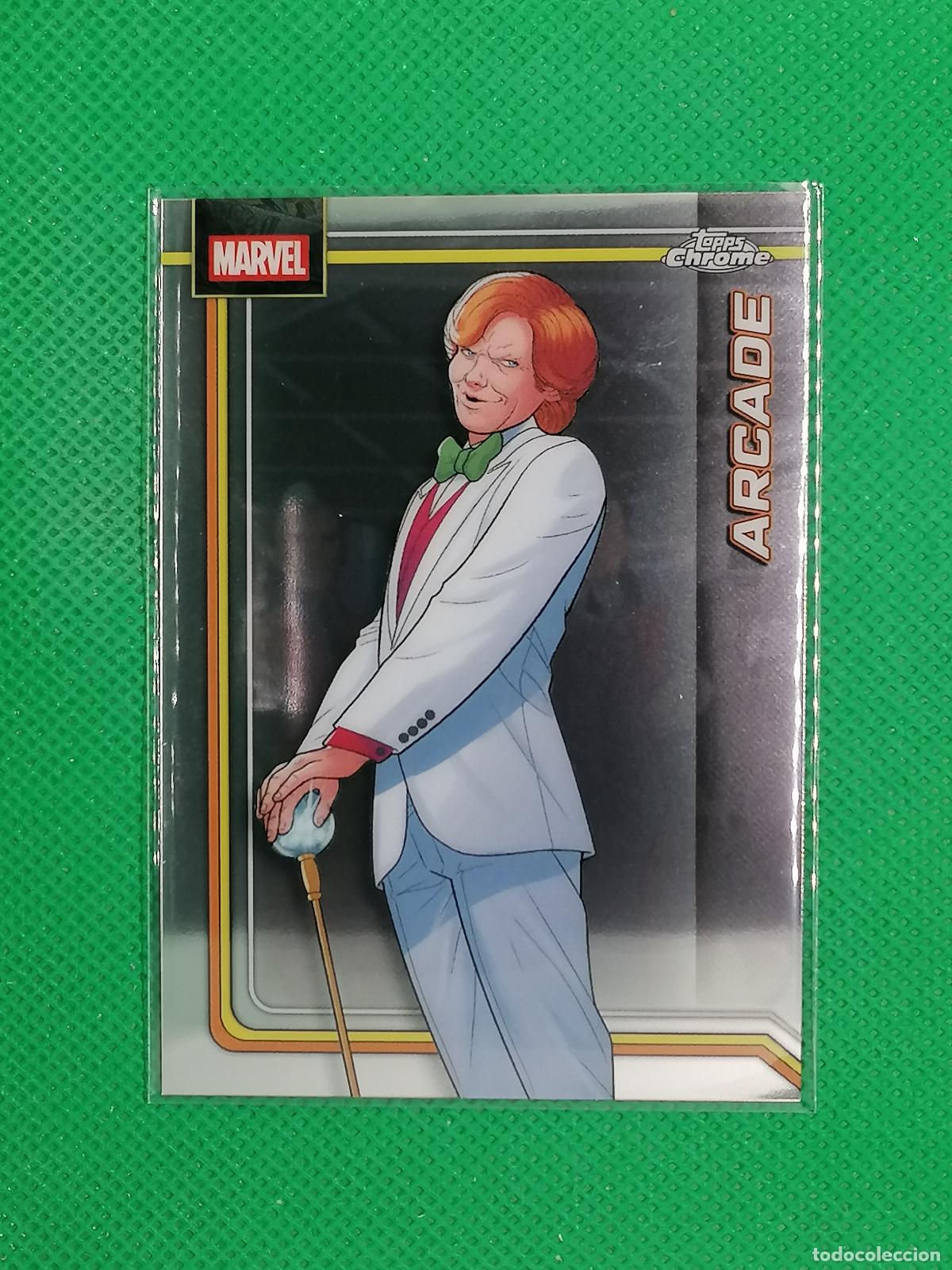 Cromos de f&uacute;tbol: 104 ARCADE BASE CARD ⚽ TOPPS CHROME MARVEL 2026 ⚽
