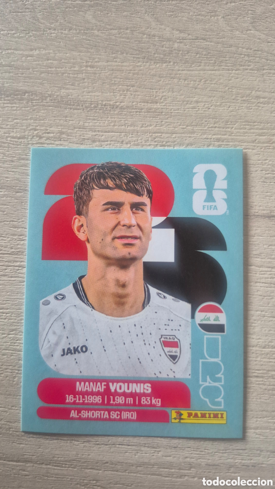 Football Stickers: IRQ8 Younis FIFA World Cup 2026
