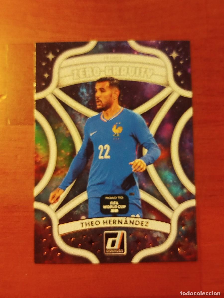 Football Stickers: 16. Theo Hernandez (Francia) - Zero Gravity Panini Donruss Road to Fifa World Cup 2025