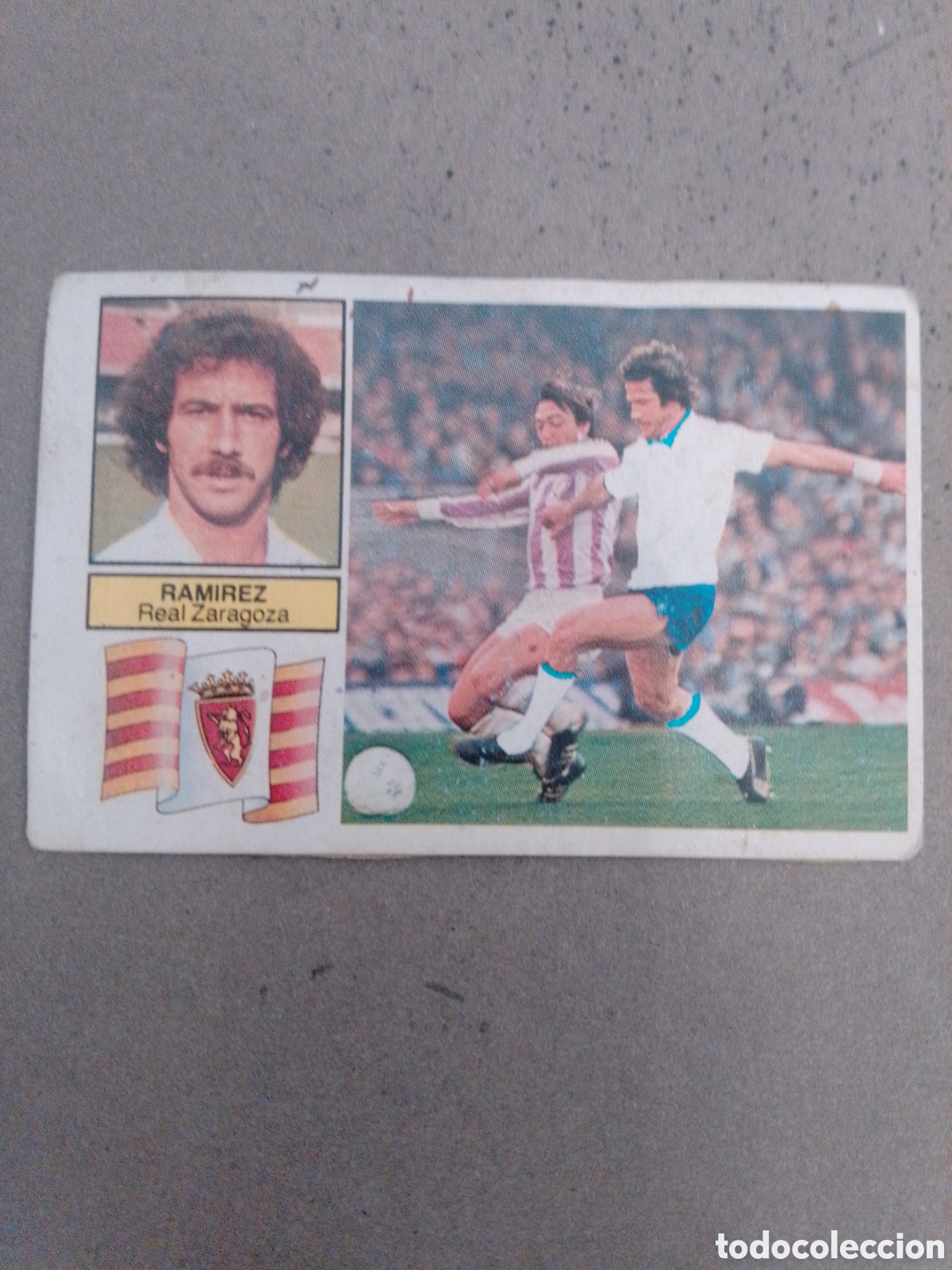 Cromos de f&uacute;tbol: RAMIREZ ZARAGOZA FICHAJE 14 1982-83 ESTE DESPEGADO