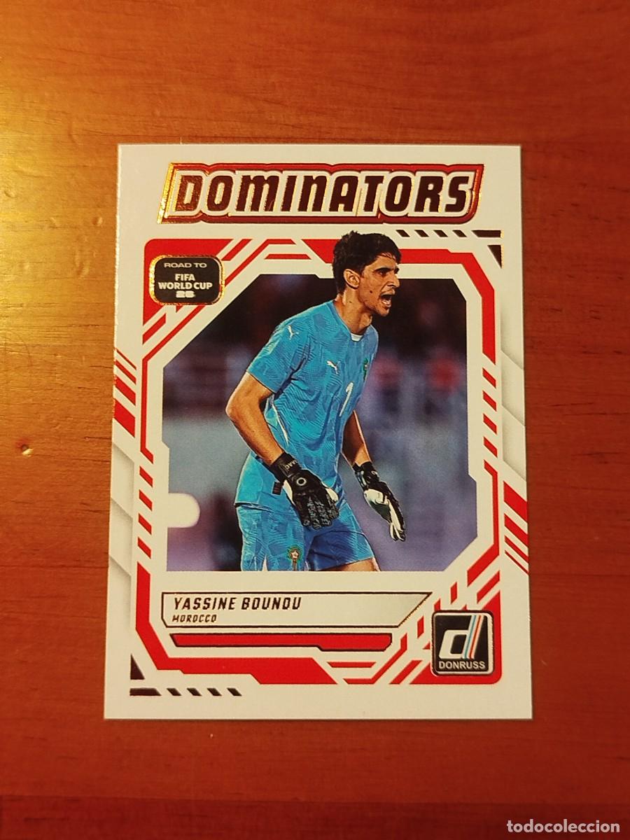 Cromos de f&uacute;tbol: 13. Yassine Bonou (Marruecos) - Dominators Panini Donruss Road to Fifa World Cup 2025