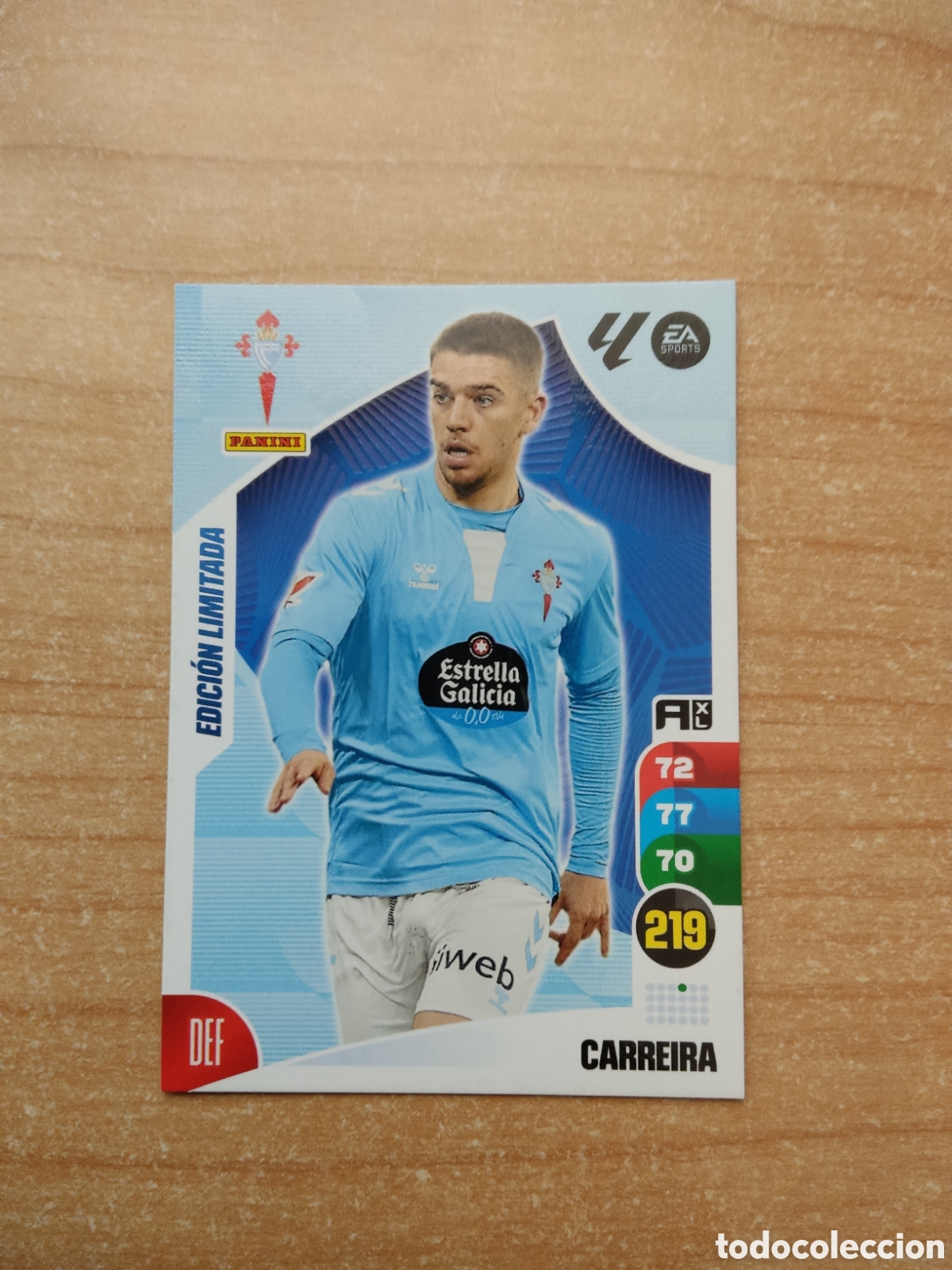Cromos de f&uacute;tbol: CARREIRA EDICION LIMITADA CELTA ADRENALYN XL LIGA 2024 2025