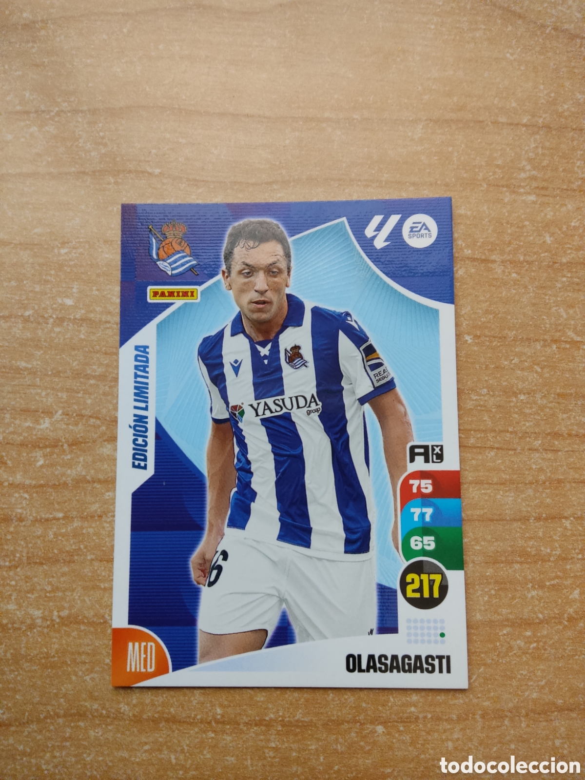 Cromos de f&uacute;tbol: OLASAGASTI EDICION LIMITADA REAL SOCIEDAD ADRENALYN XL LIGA 2024 2025