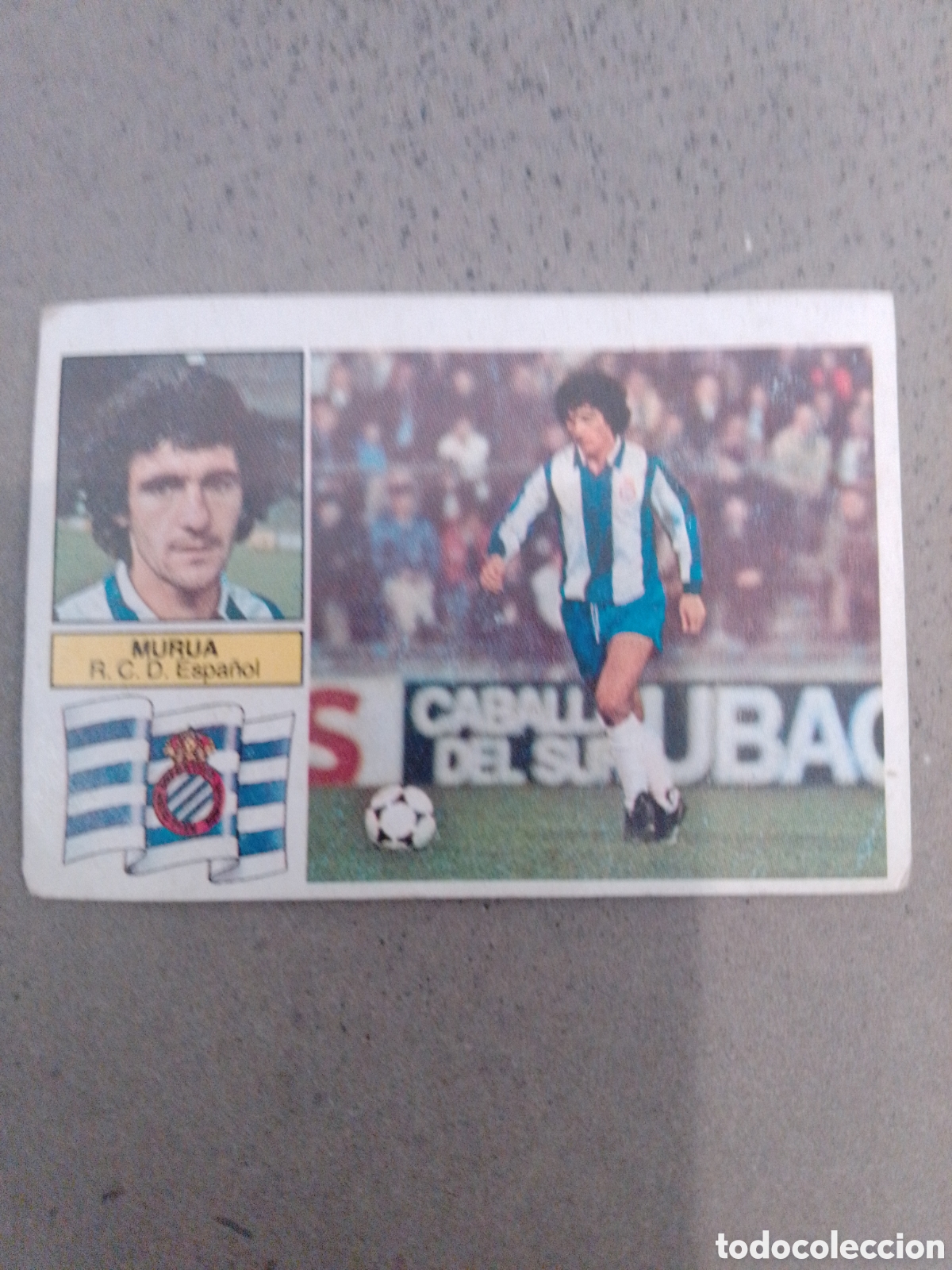 Fu&szlig;ball-Sticker: MURUA ESPA&Ntilde;OL 1982-83 ESTE DESPEGADO