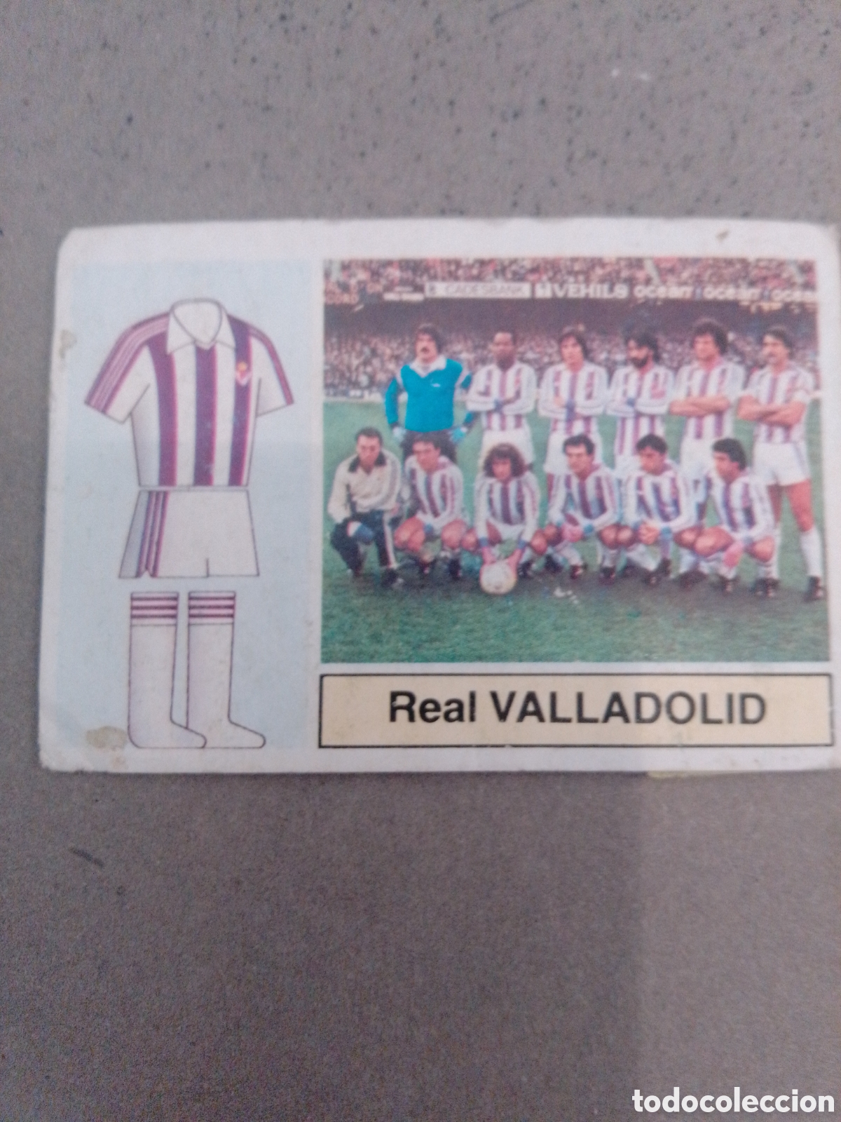 Cromos de f&uacute;tbol: VALLADOLID EQUIPO 1982-83 ESTE DESPEGADO
