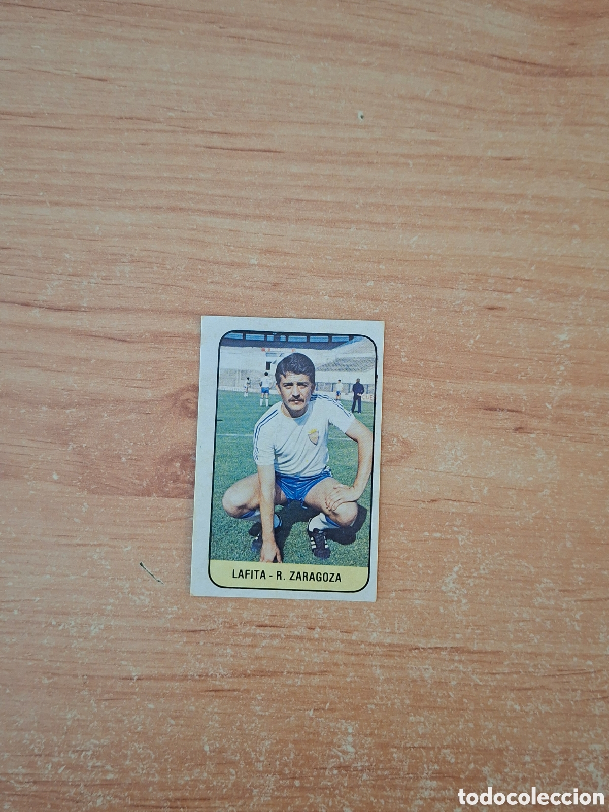 Cromos de f&uacute;tbol: Este 78 79 lafita Zaragoza coloca despegado ver fotos