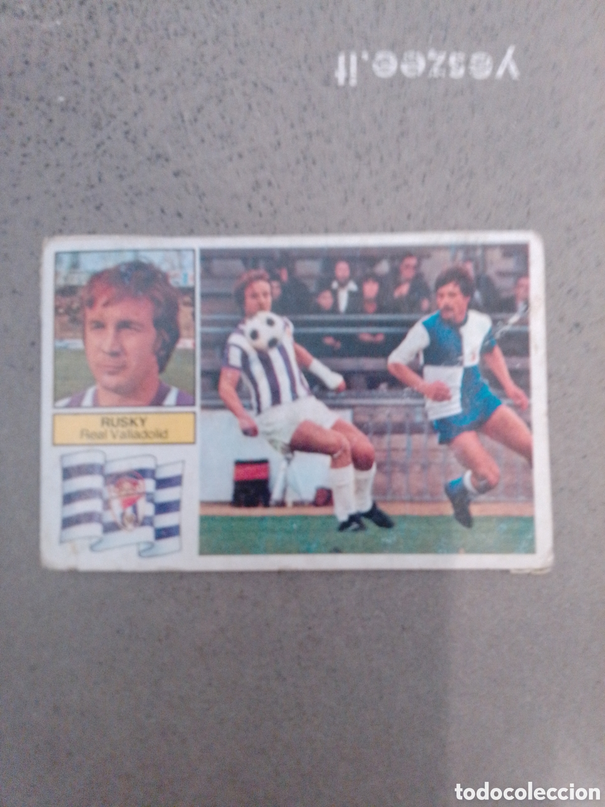 Cromos de f&uacute;tbol: RUSKY VALLADOLID 1982-83 ESTE DESPEGADO