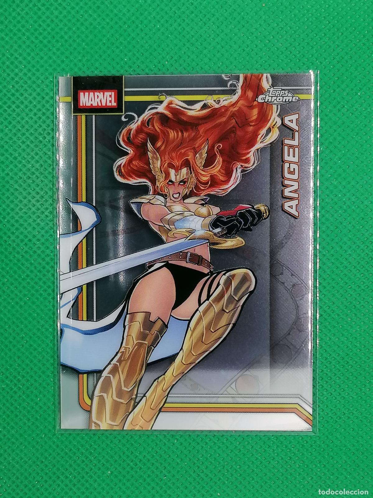 Figurine di Calcio: 101 ANGELA BASE CARD ⚽ TOPPS CHROME MARVEL 2026 ⚽