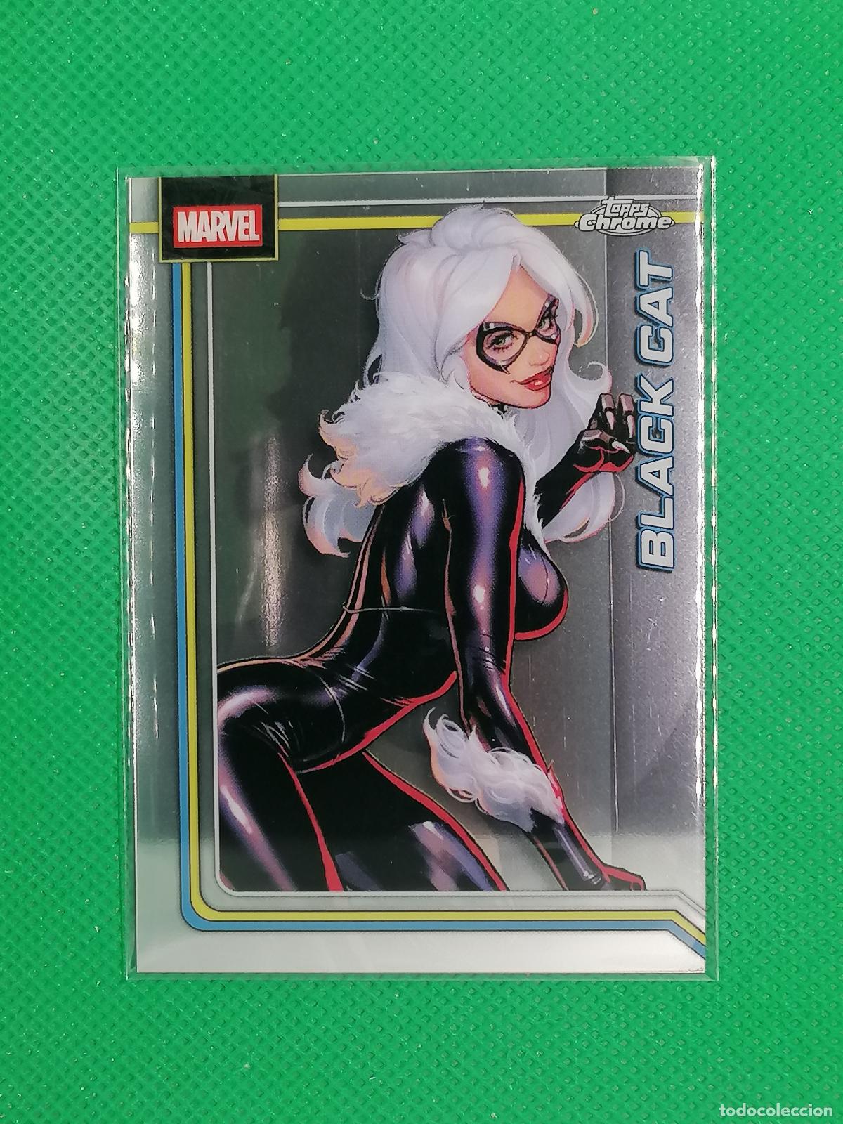 Cromos de f&uacute;tbol: 013 BLACK CAT BASE CARD ⚽ TOPPS CHROME MARVEL 2026 ⚽