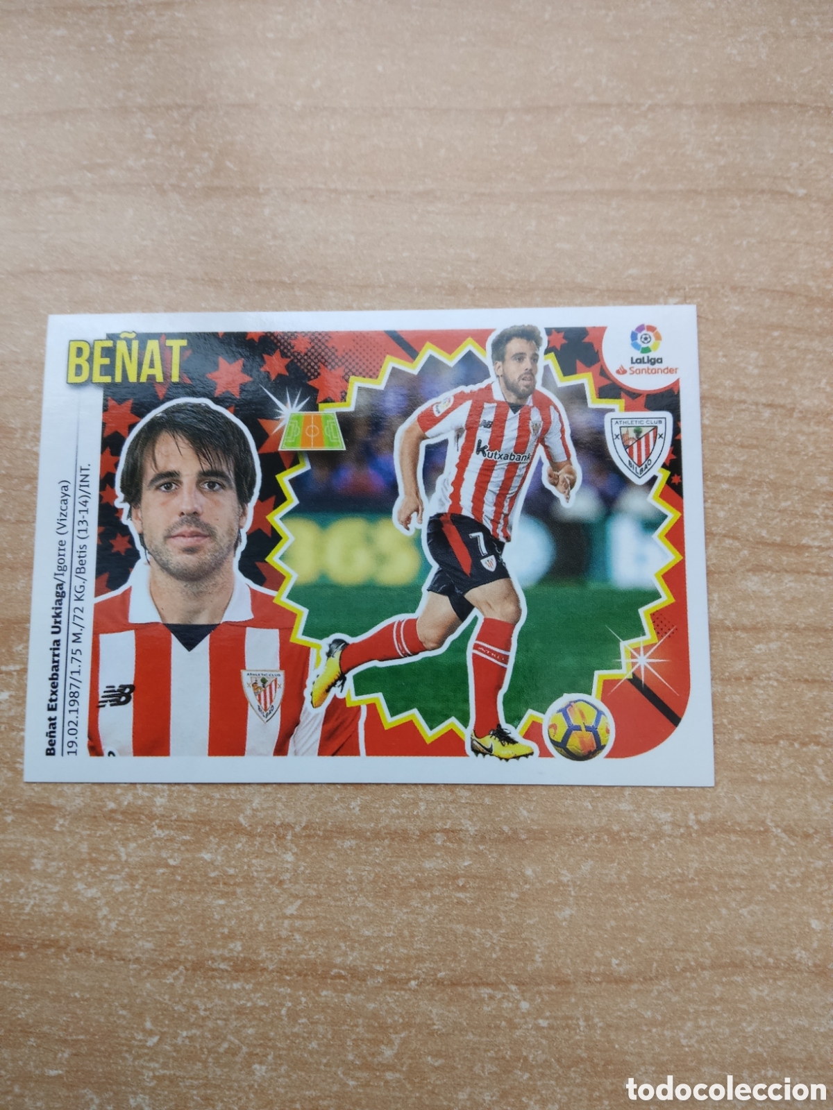Cromos de f&uacute;tbol: 10 BE&Ntilde;AT ATHLETIC CLUB LIGA ESTE 2018 2019