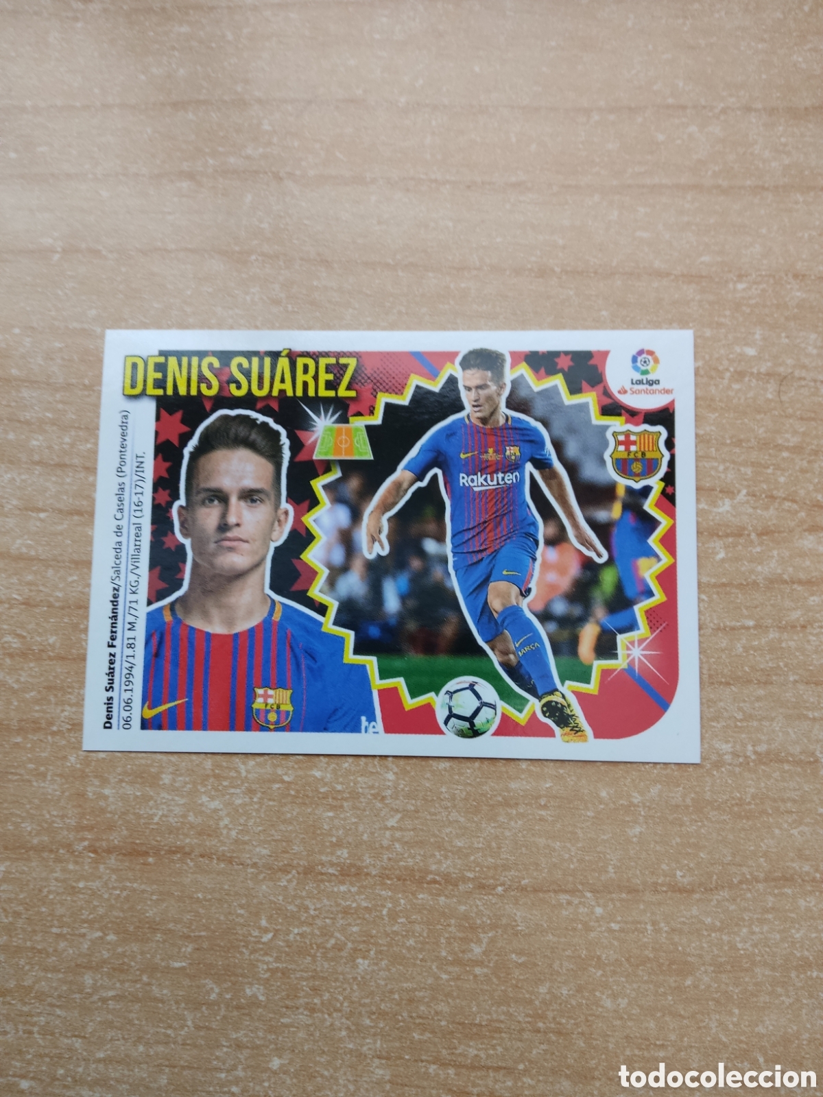 Cromos de f&uacute;tbol: 11 DENIS SUAREZ BARCELONA LIGA ESTE 2018 2019