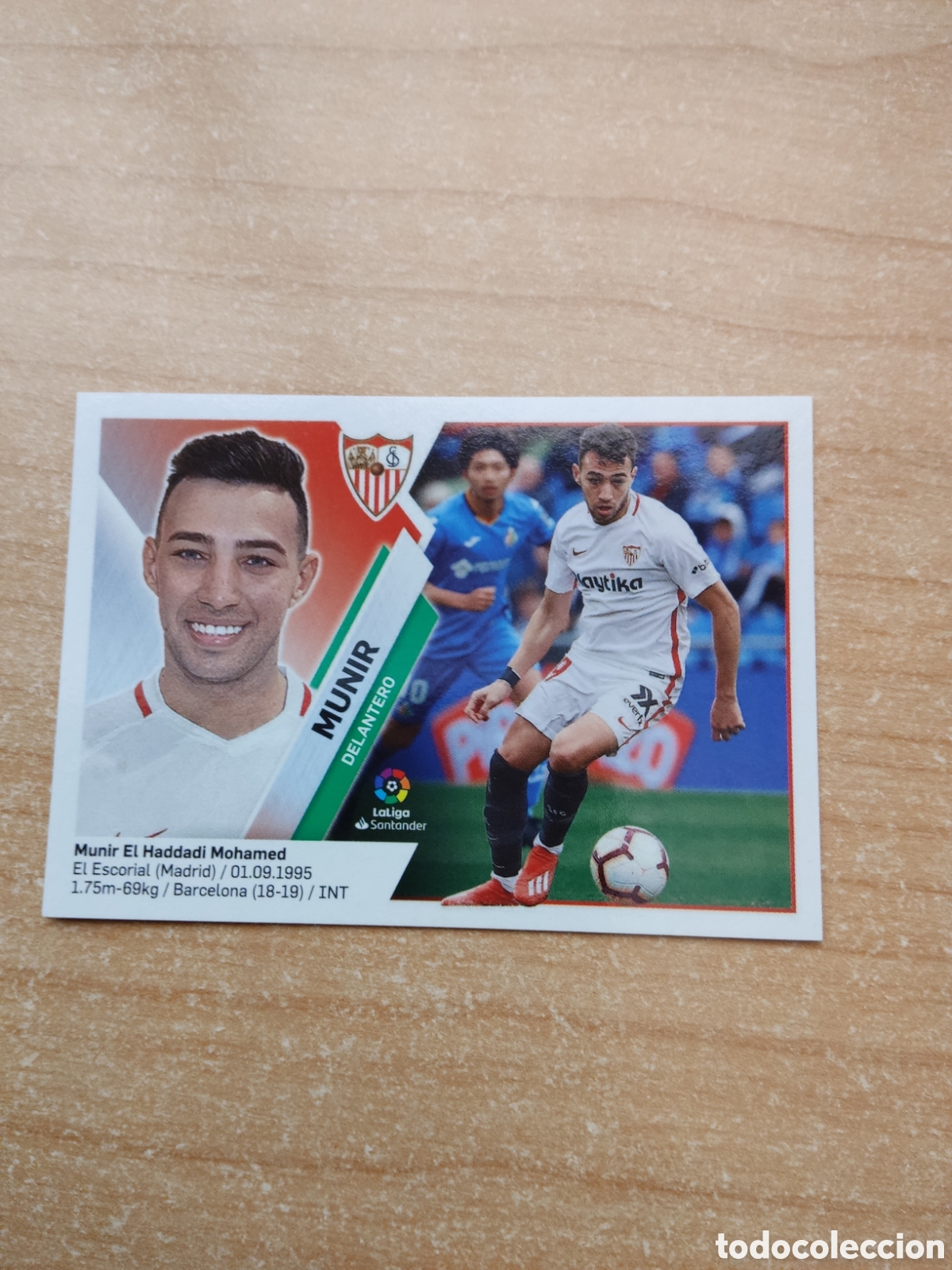 Cromos de f&uacute;tbol: 15 MUNIR SEVILLA LIGA ESTE 2019 2020