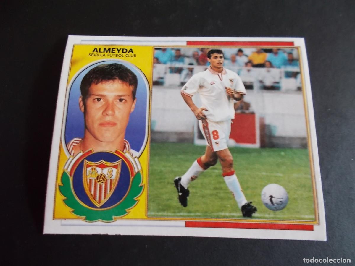 Cromos de f&uacute;tbol: ESTE 96-97 COLOCA ALMEYDA SEVILLA NUEVO SIN PEGAR IMPECABLE