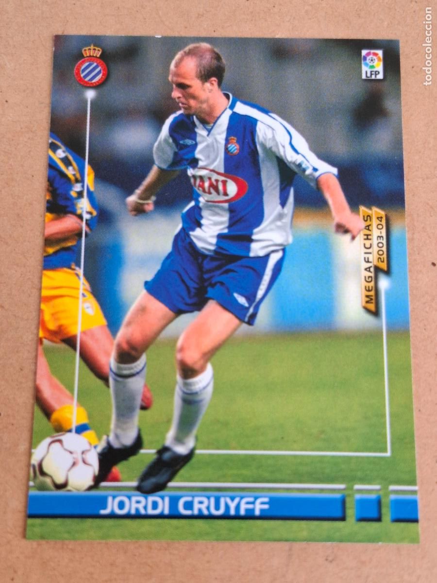Cromos de f&uacute;tbol: MEGAFICHAS 2003 2004 03 04 - PANINI - 467 JORDI CRUYFF ( NUEVO FICHAJE ) - RCD. ESPANYOL