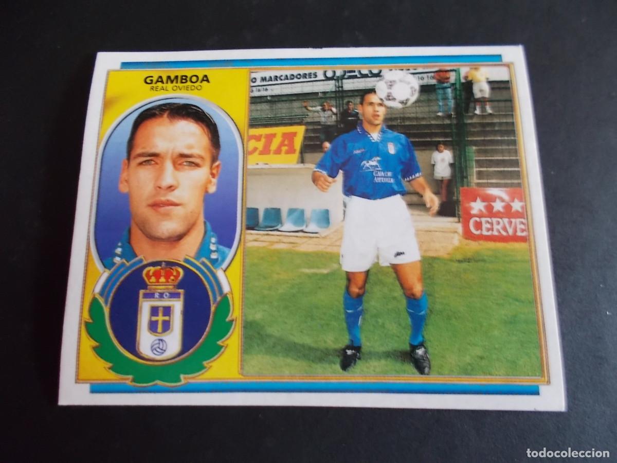 Cromos de f&uacute;tbol: ESTE 96-97 COLOCA GAMBOA OVIEDO NUEVO SIN PEGAR IMPECABLE