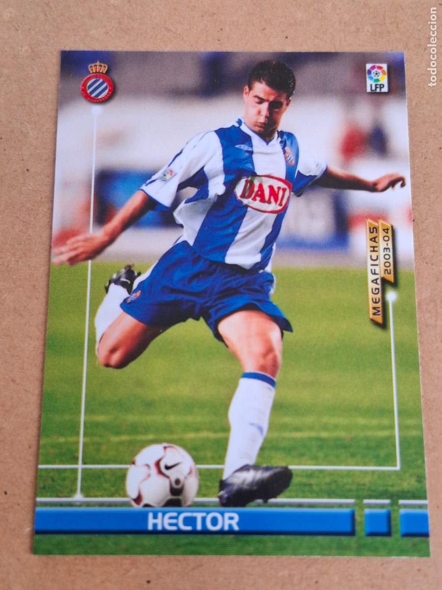 Football Stickers: MEGAFICHAS 2003 2004 03 04 - PANINI - 475 H&Eacute;CTOR ( NUEVO FICHAJE ) - RCD. ESPANYOL