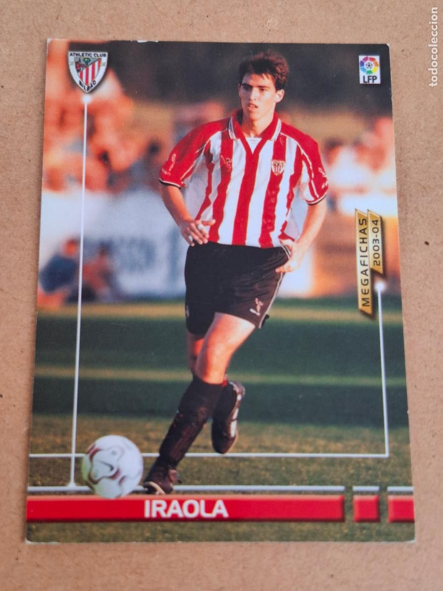 Cromos de f&uacute;tbol: MEGAFICHAS 2003 2004 03 04 - 482 IRAOLA ( NUEVO FICHAJE ) - ATHLETIC CLUB