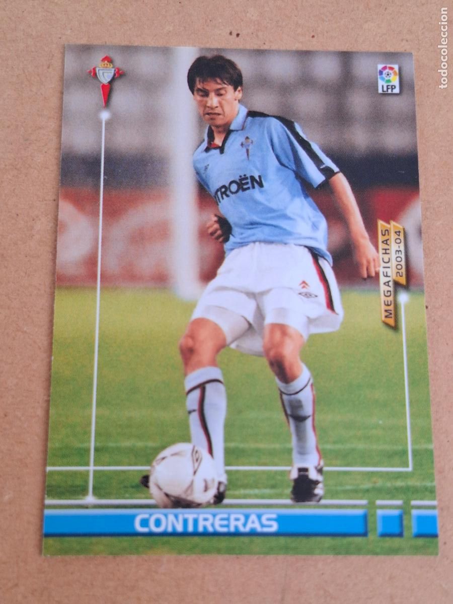 Cromos de f&uacute;tbol: MEGAFICHAS 2003 2004 03 04 - 483 CONTRERAS ( NUEVO FICHAJE ) - R.C. CELTA