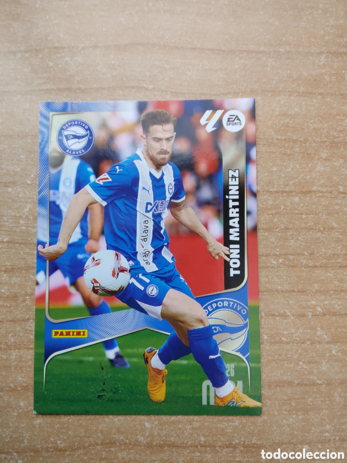 Cromos de f&uacute;tbol: 35 TONI MARTINEZ ALAVES MEGACRACKS 2025 2026