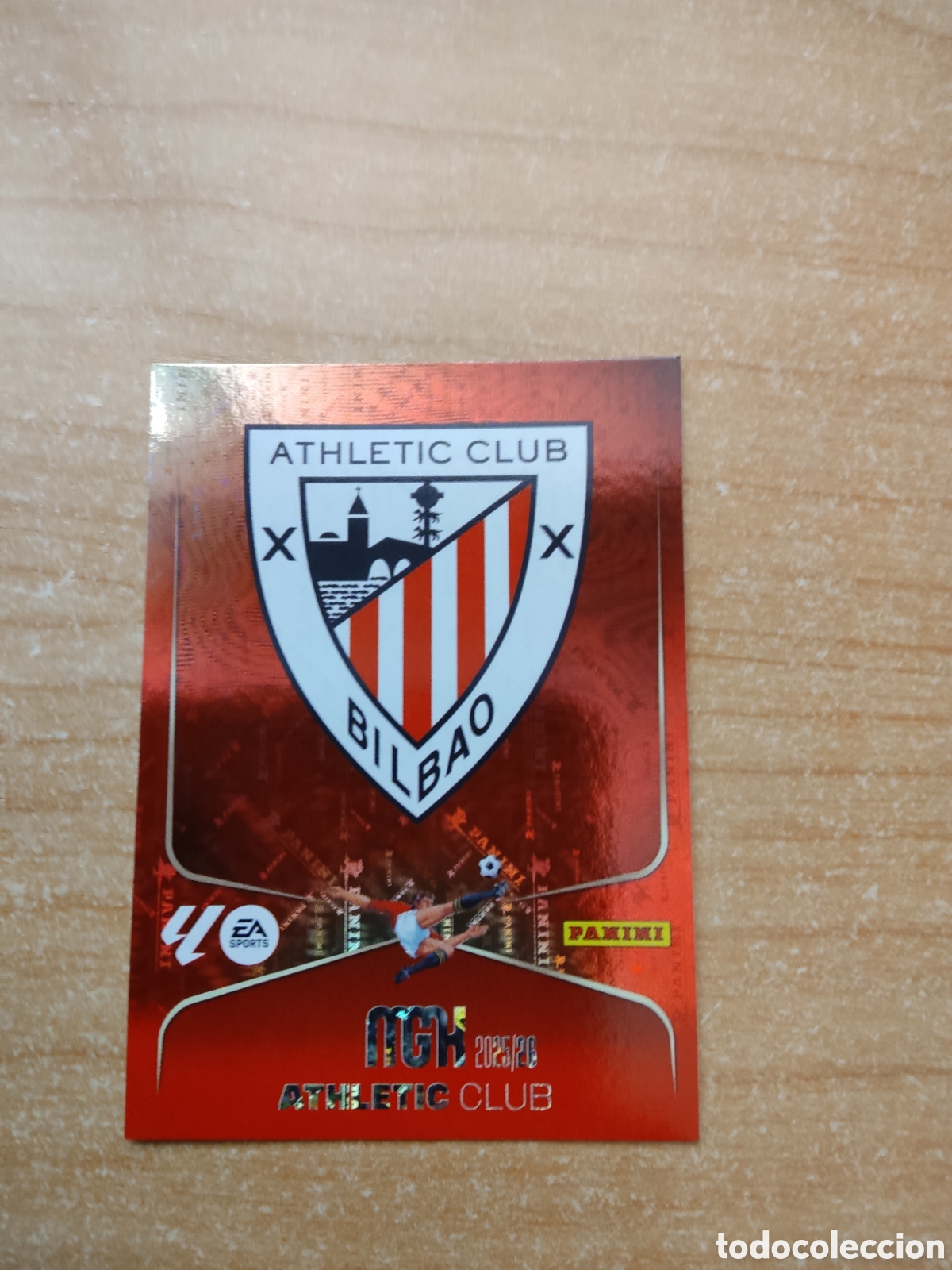 Cromos de f&uacute;tbol: 37 ESCUDO ATHLETIC CLUB MEGACRACKS 2025 2026